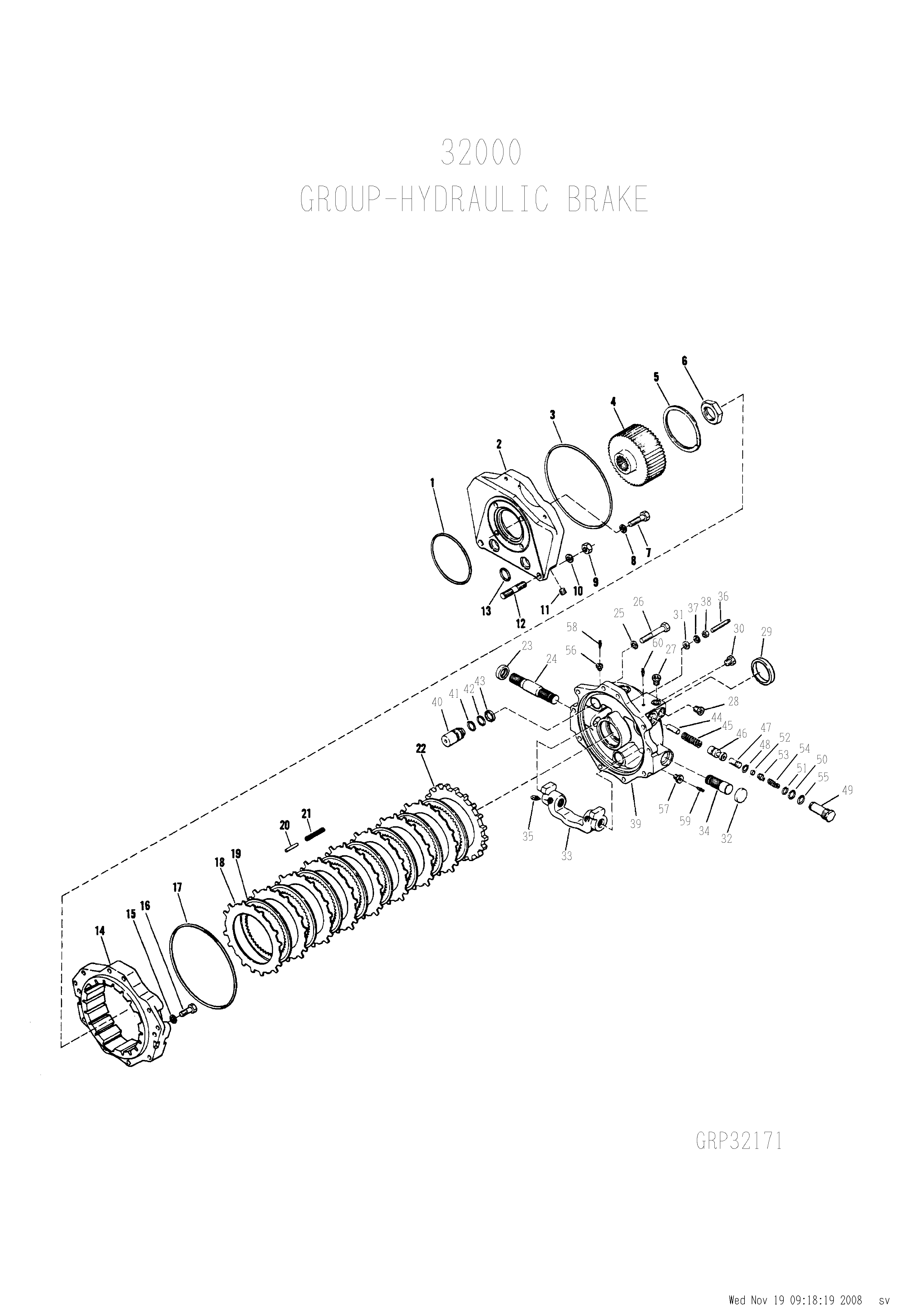 drawing for DANA 217162 - FRICTION PLATE (figure 5)