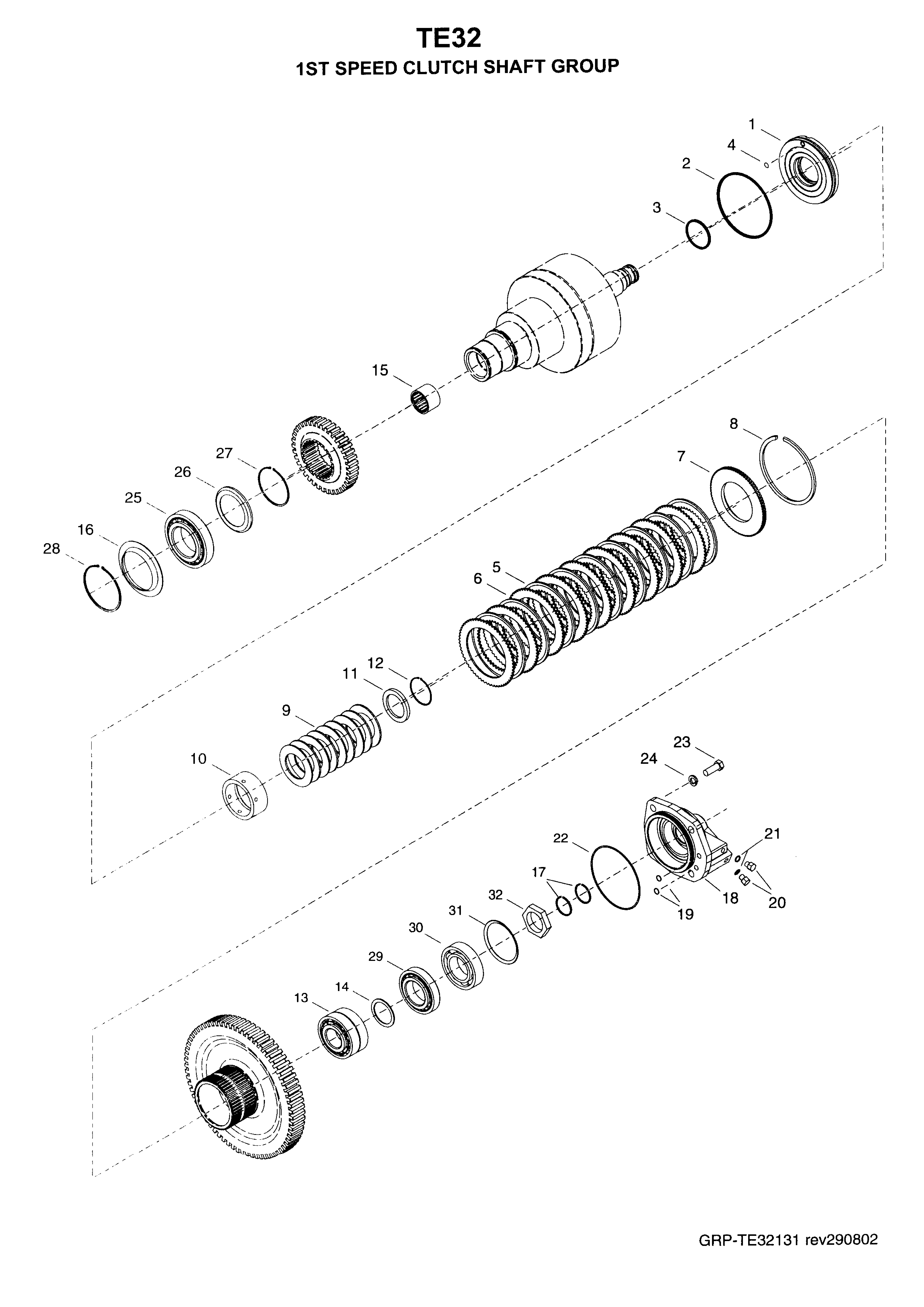 drawing for KALMAR INDUSTRIES INC. 923.855.147 - CLUTCH PLATE (figure 2)