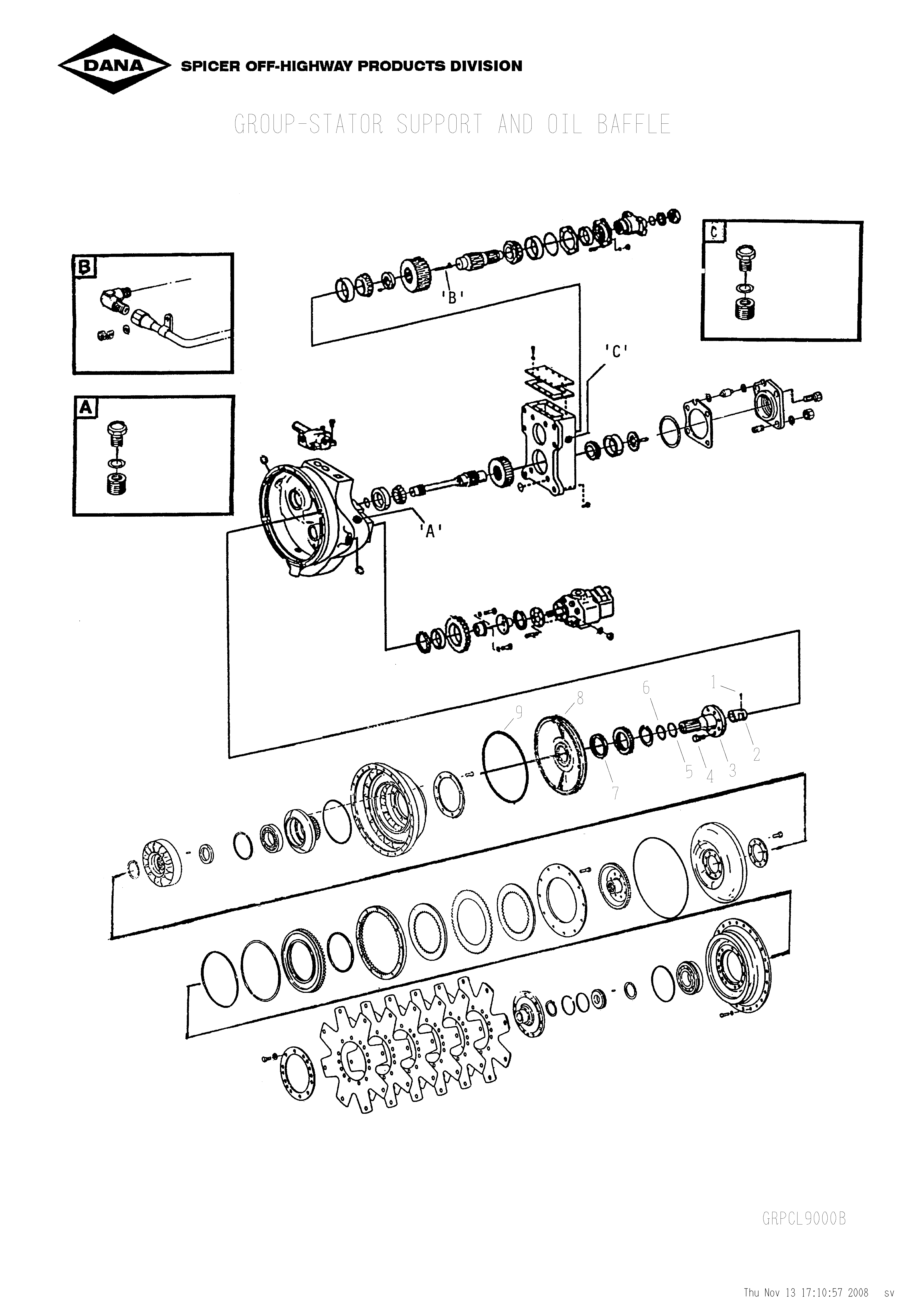 drawing for MILLER TECHNOLOGY 001801-058 - CONVERTER IMPELLER HUB OIL SEAL (figure 2)