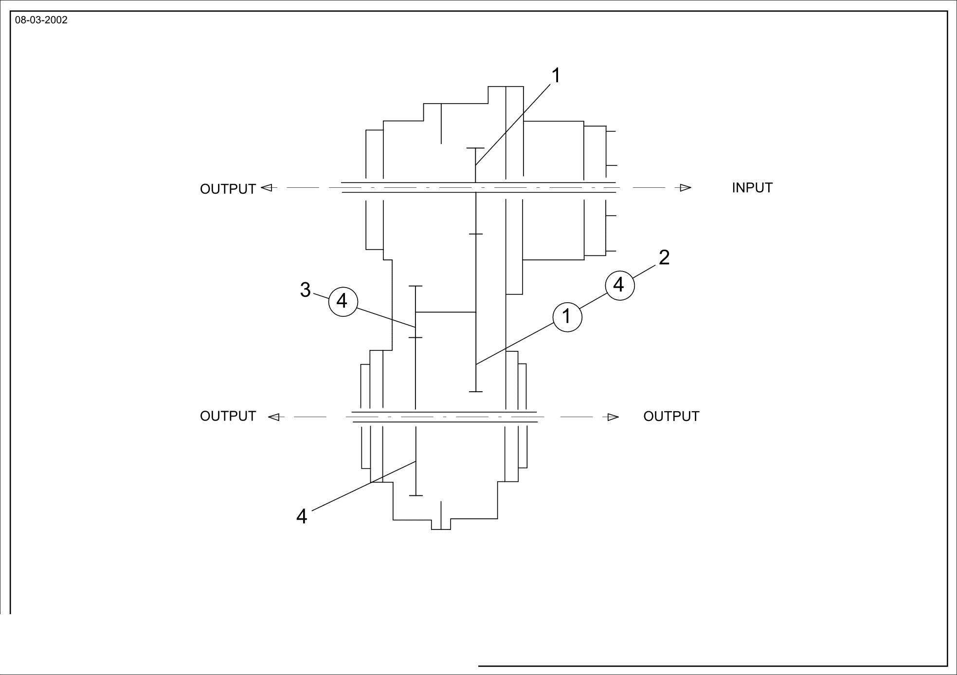drawing for HSM HOHENLOHER 1561 - GEAR (figure 1)