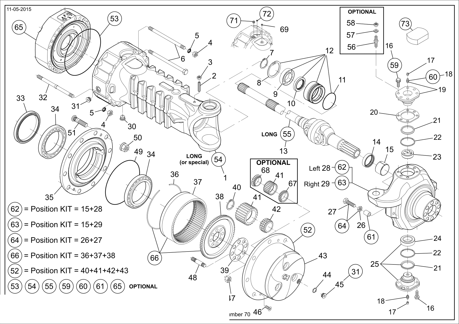 drawing for CNH NEW HOLLAND 87701514 - DOUBLE UNIVERSAL JOINT