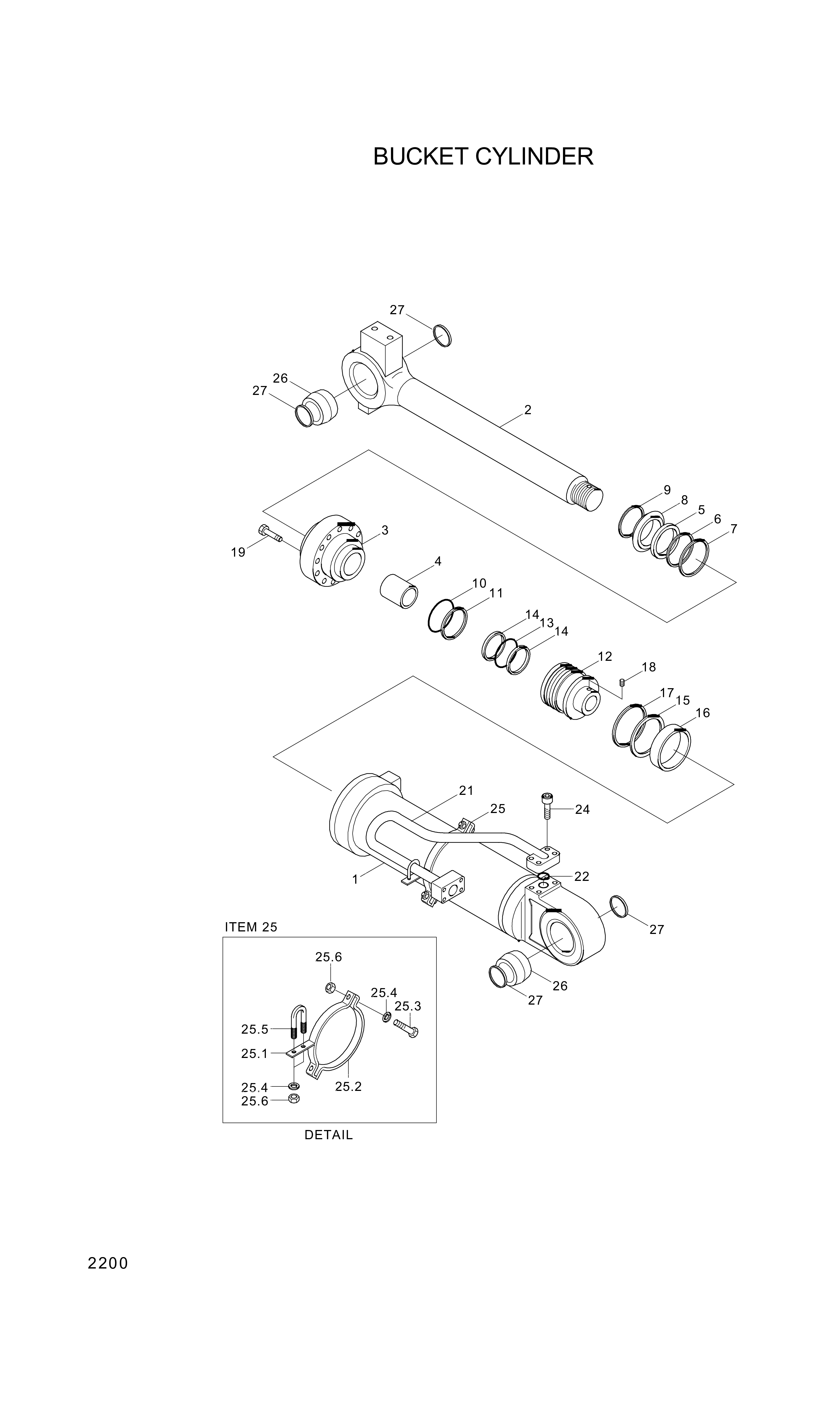 drawing for Hyundai Construction Equipment 000012 - BAND (figure 3)