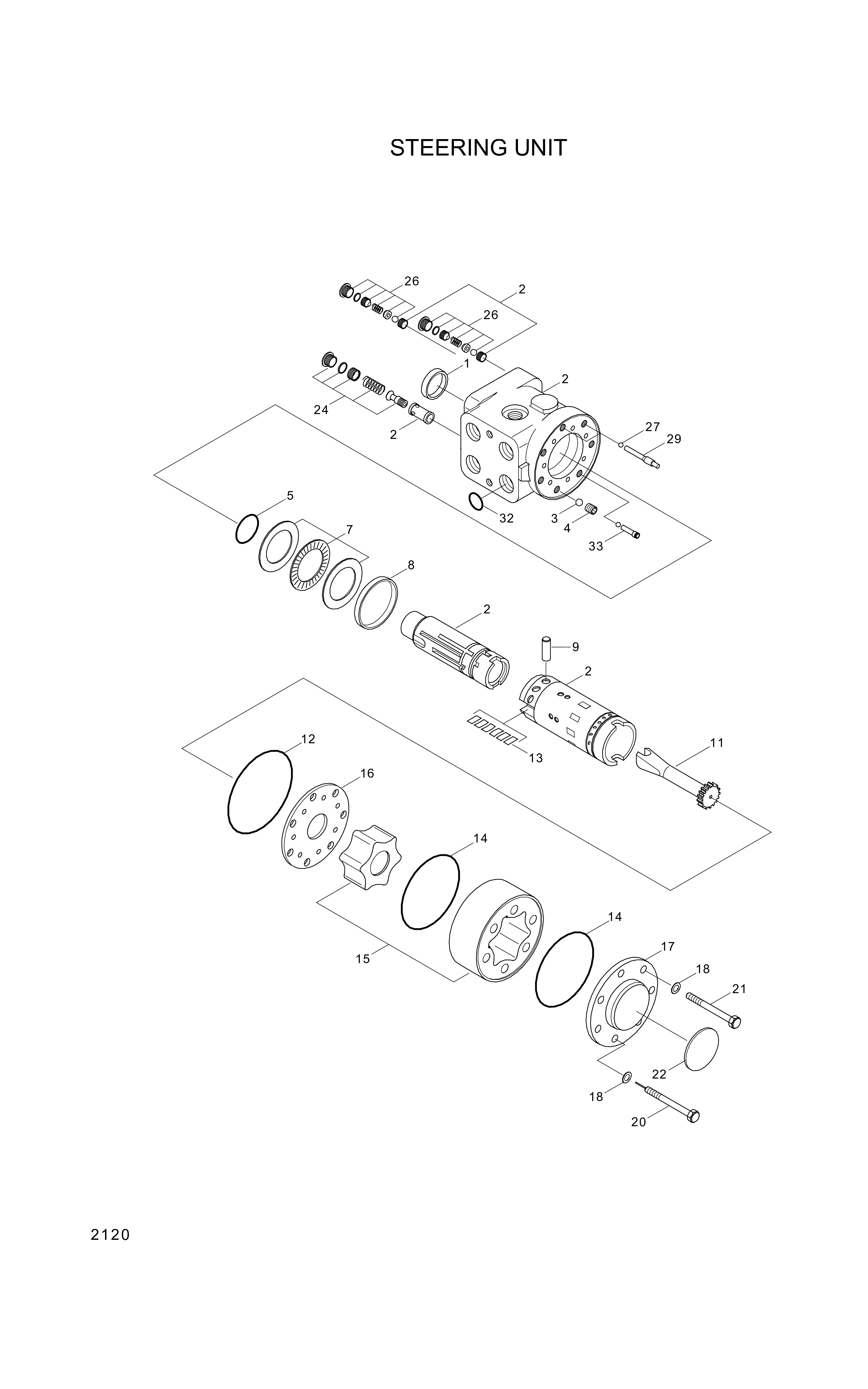 drawing for Hyundai Construction Equipment 150-4281 - Relief Valve-Pilot (figure 5)