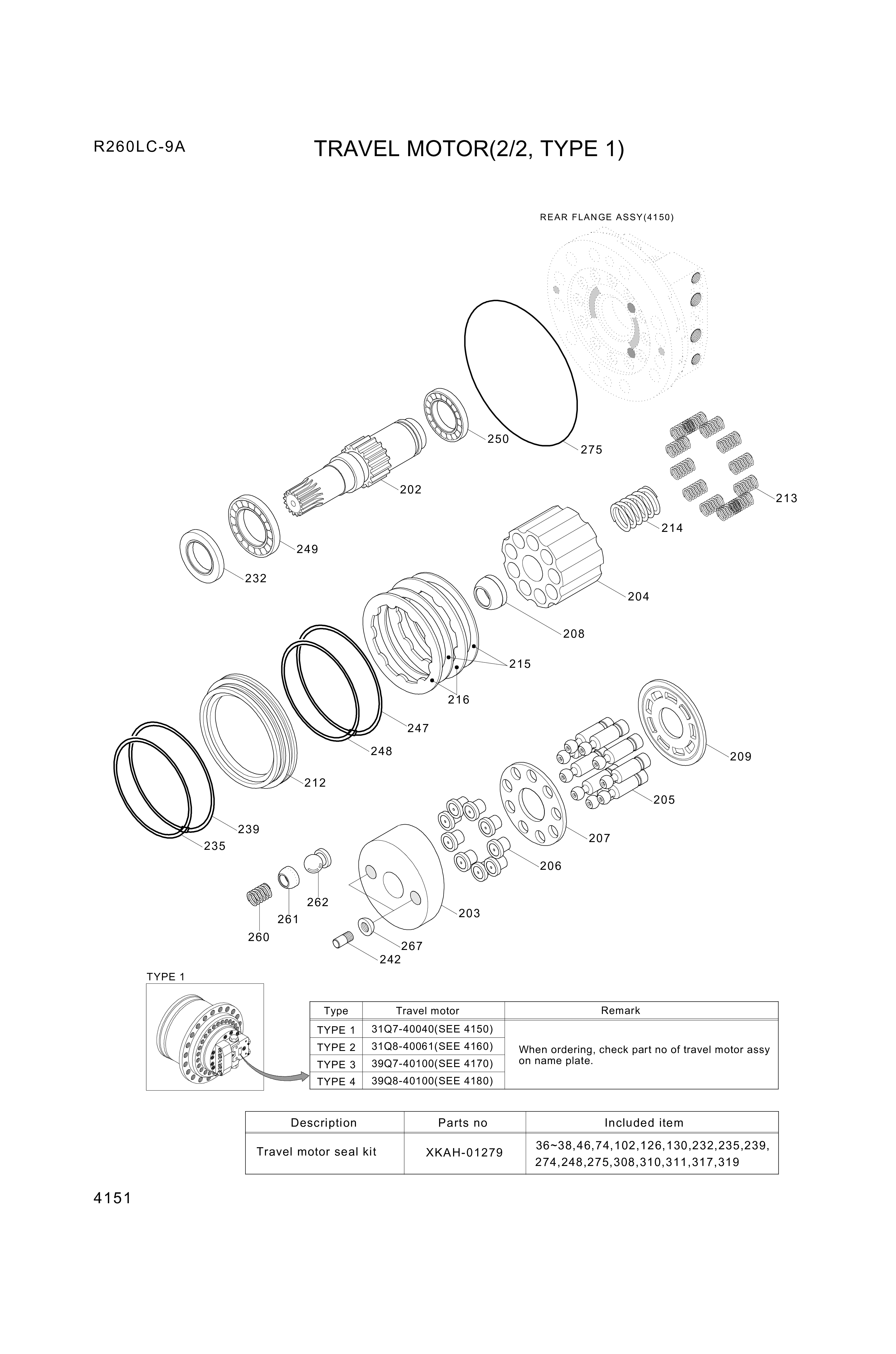 drawing for Hyundai Construction Equipment XKAH-02310 - BEARING-BALL (figure 4)