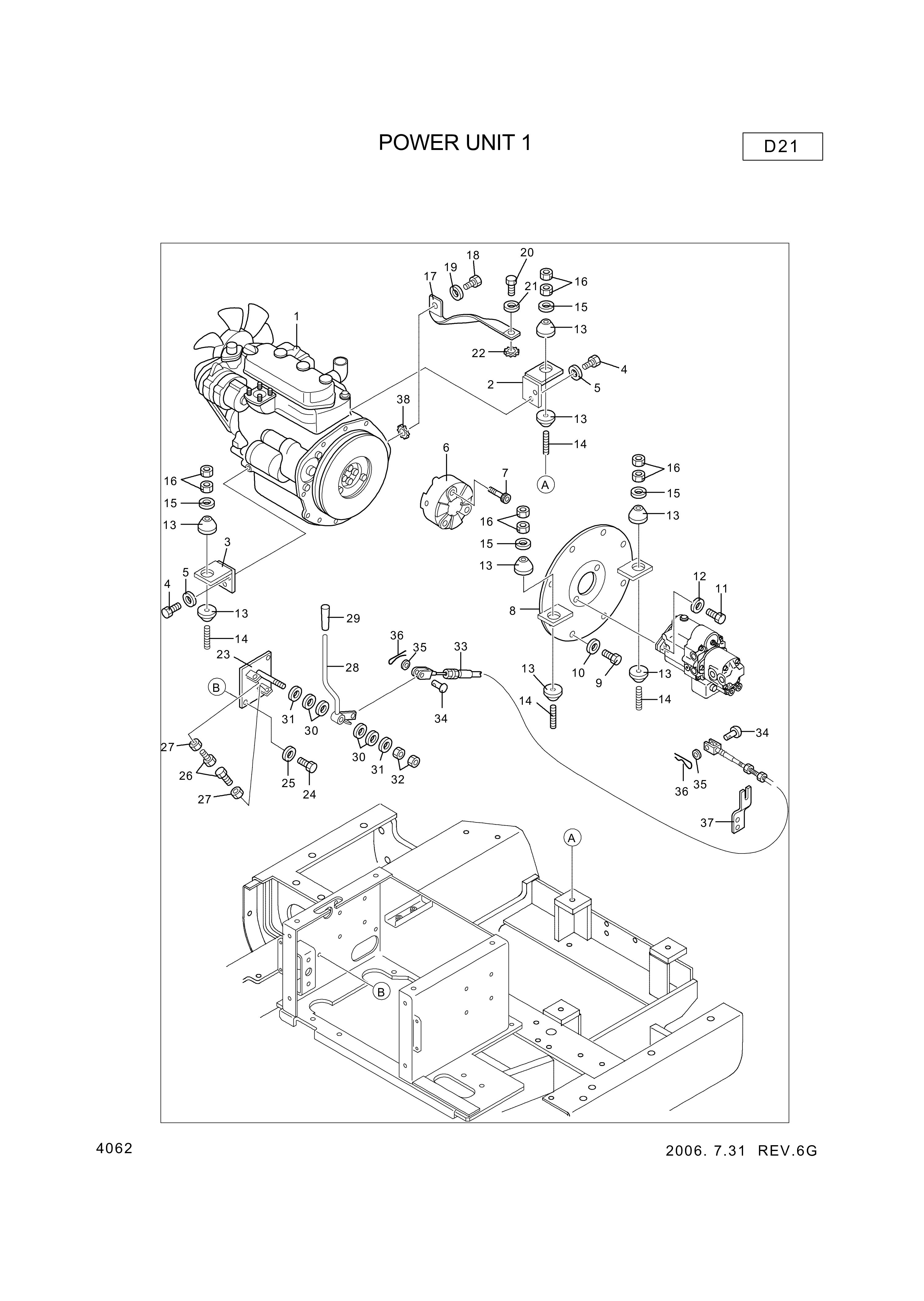 drawing for Hyundai Construction Equipment 870-00007 - GRIP (figure 3)