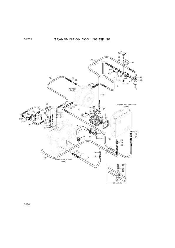 drawing for Hyundai Construction Equipment P930-082008 - HOSE ASSY-ORFS&THD (figure 1)