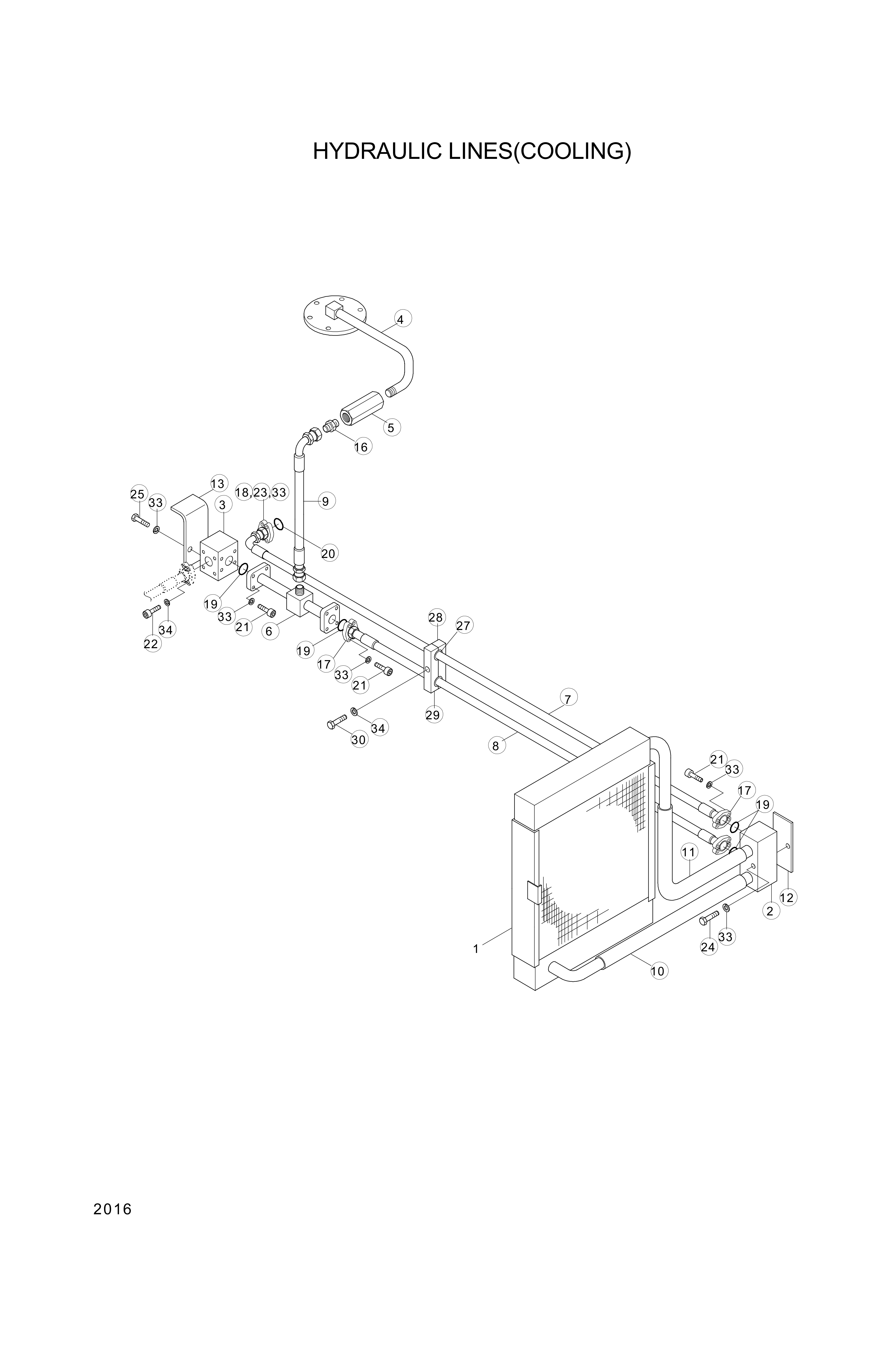 drawing for Hyundai Construction Equipment E131-0116 - VALVE-CHECK (figure 2)