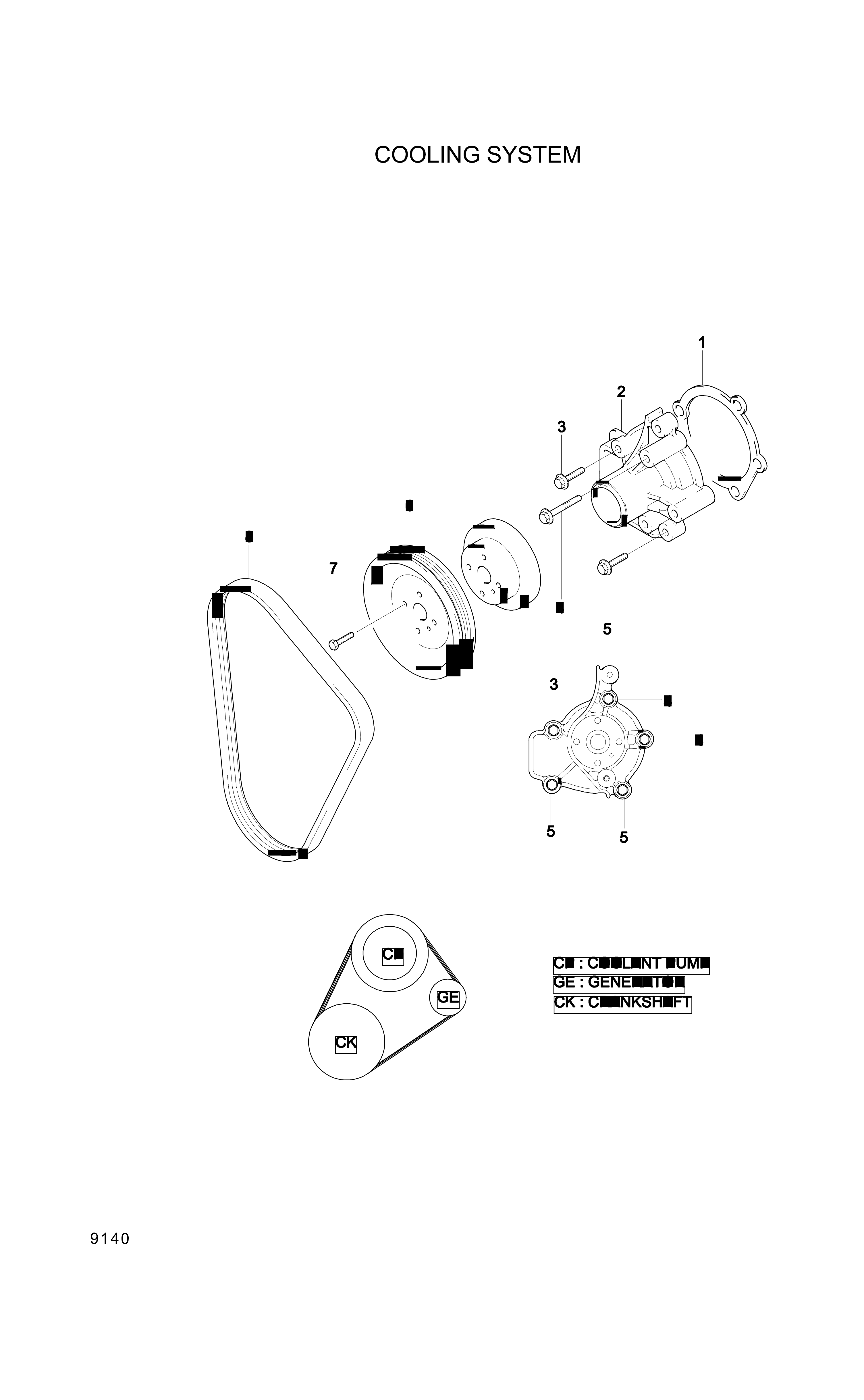drawing for Hyundai Construction Equipment 11233-06146K - BOLT-W/WASHER (figure 3)