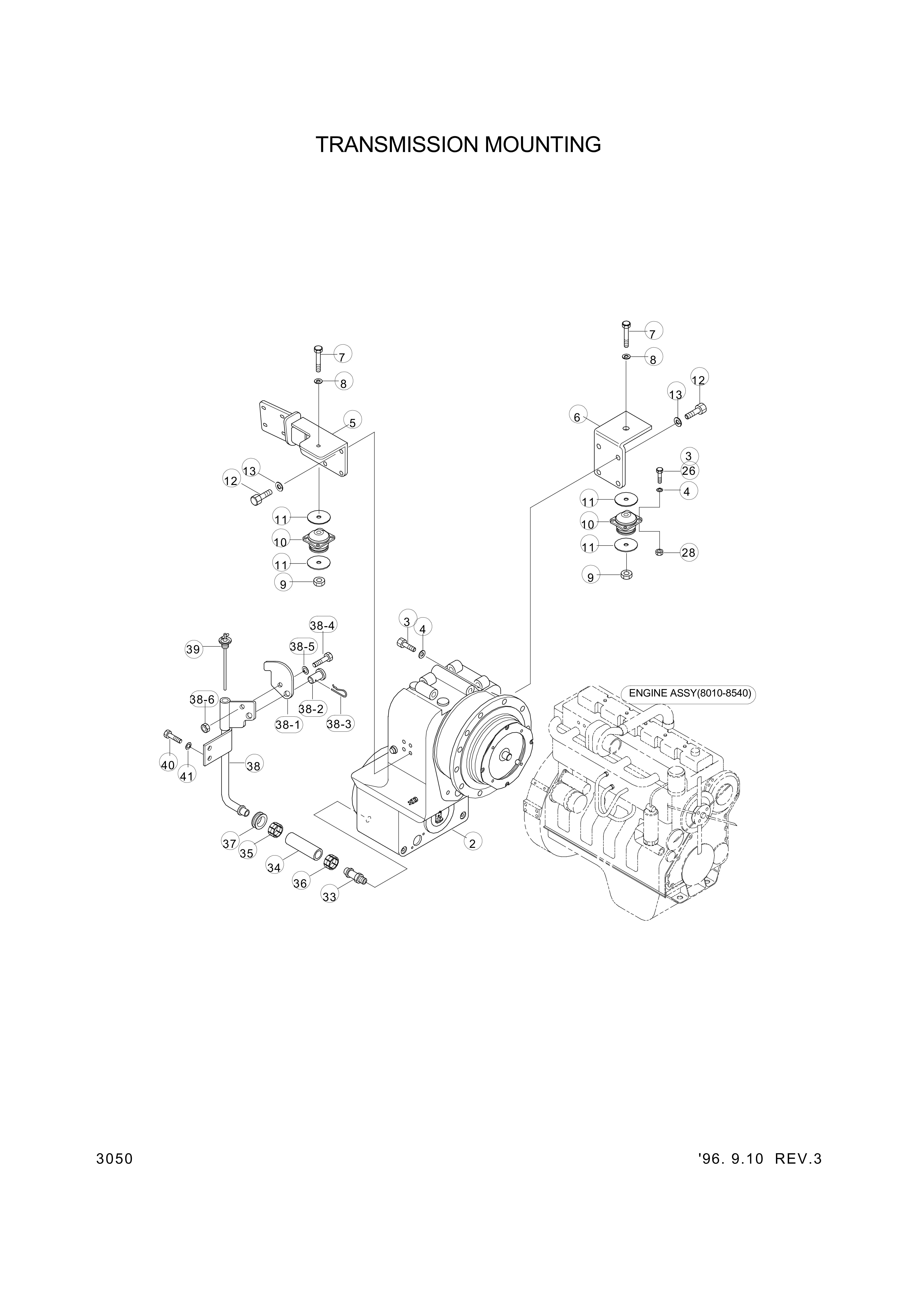 drawing for Hyundai Construction Equipment S401-083002 - WASHER-PLAIN (figure 2)