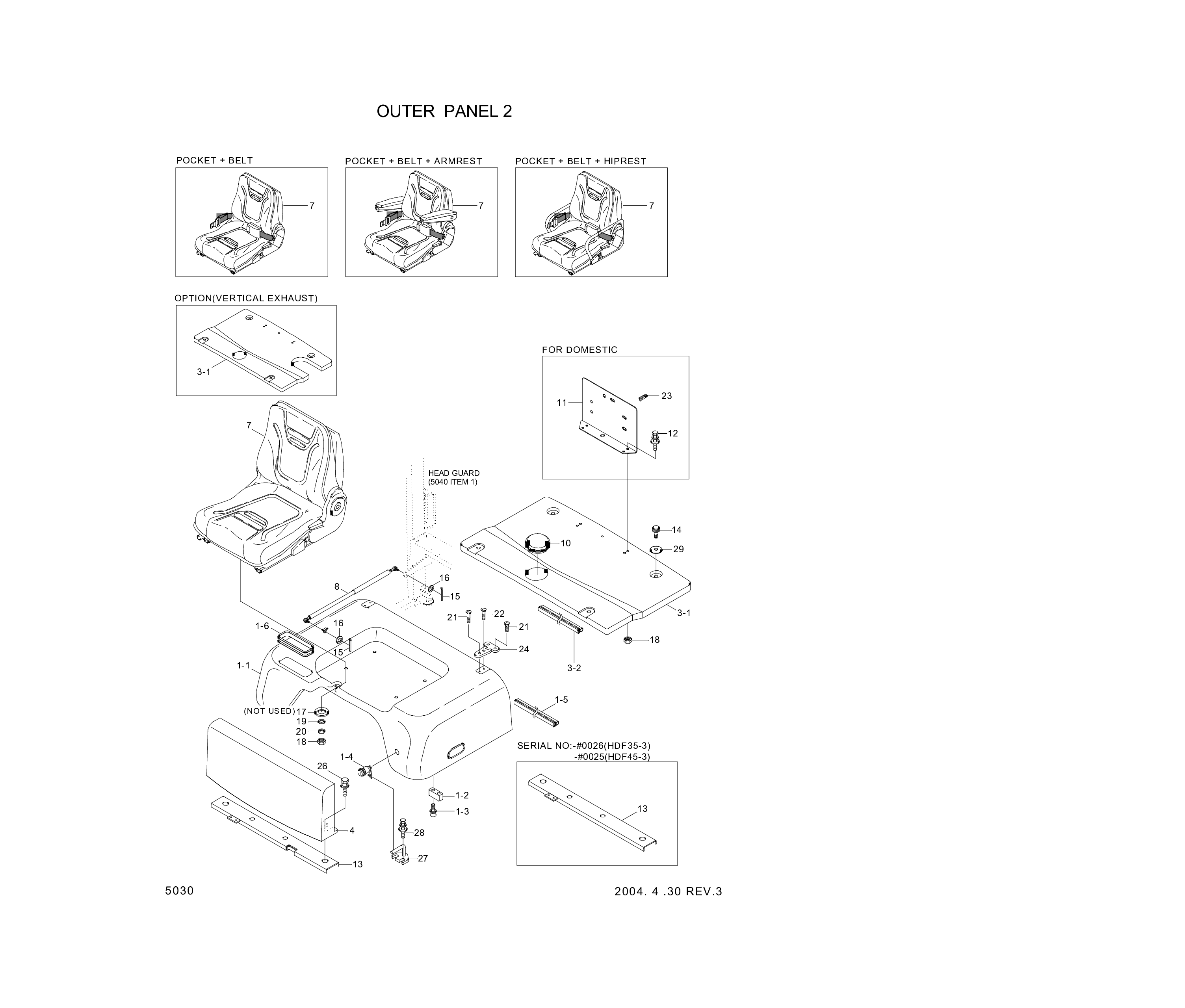 drawing for Hyundai Construction Equipment S141-060302 - BOLT-FLAT (figure 3)