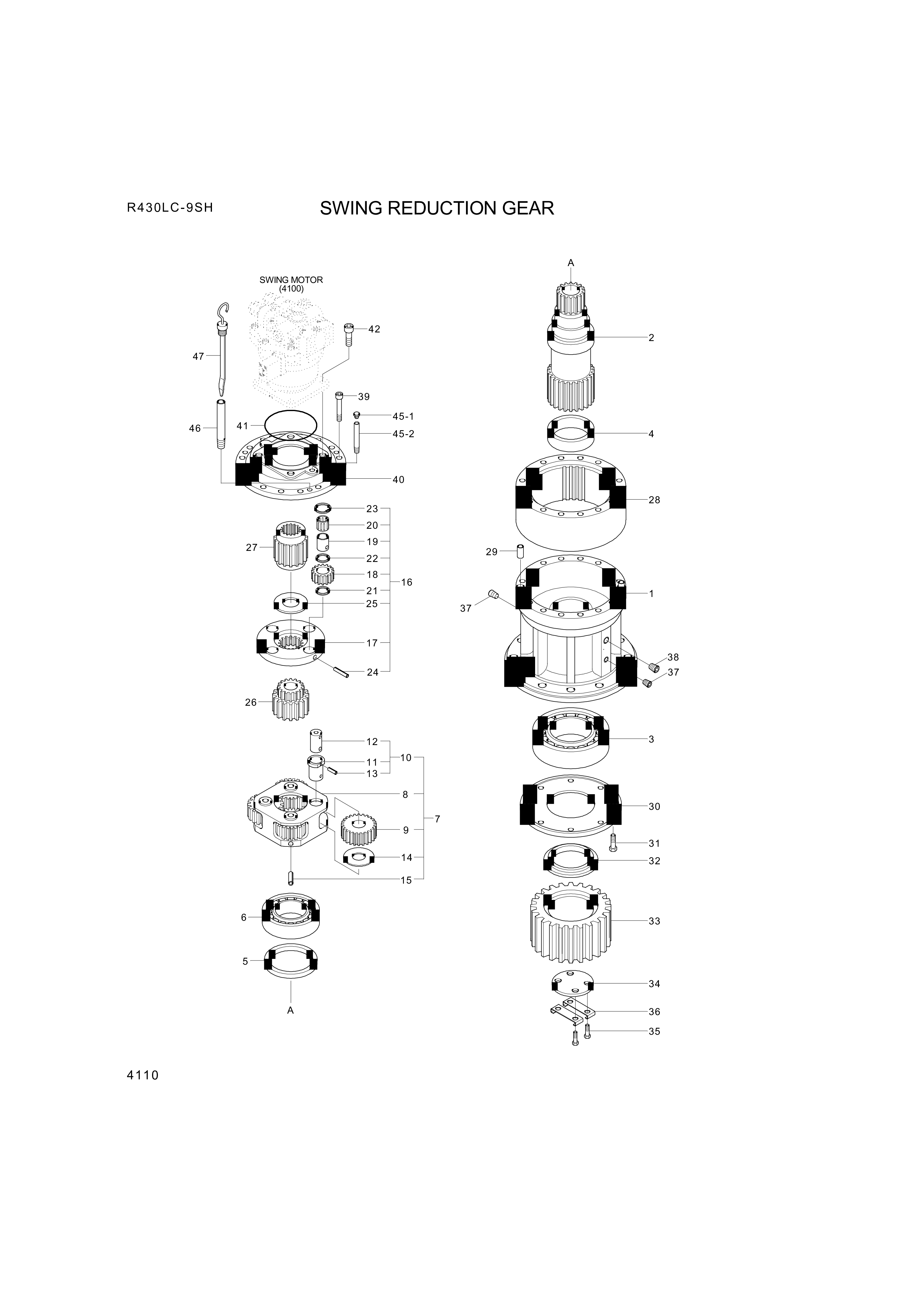 drawing for Hyundai Construction Equipment XKAQ-00746 - GEAR-SUN NO1 (figure 2)