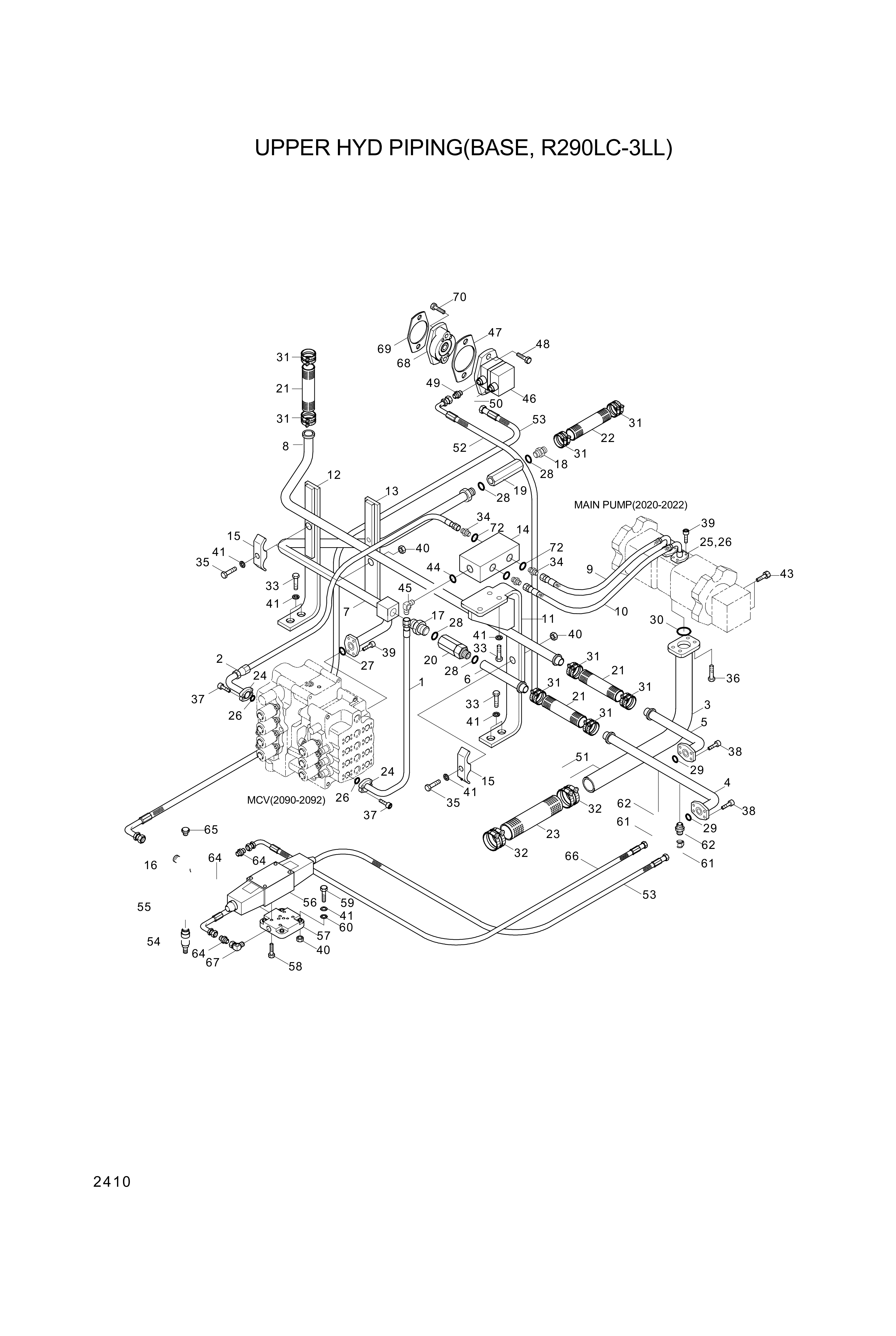 drawing for Hyundai Construction Equipment RL800-0062 - FITTING (figure 3)