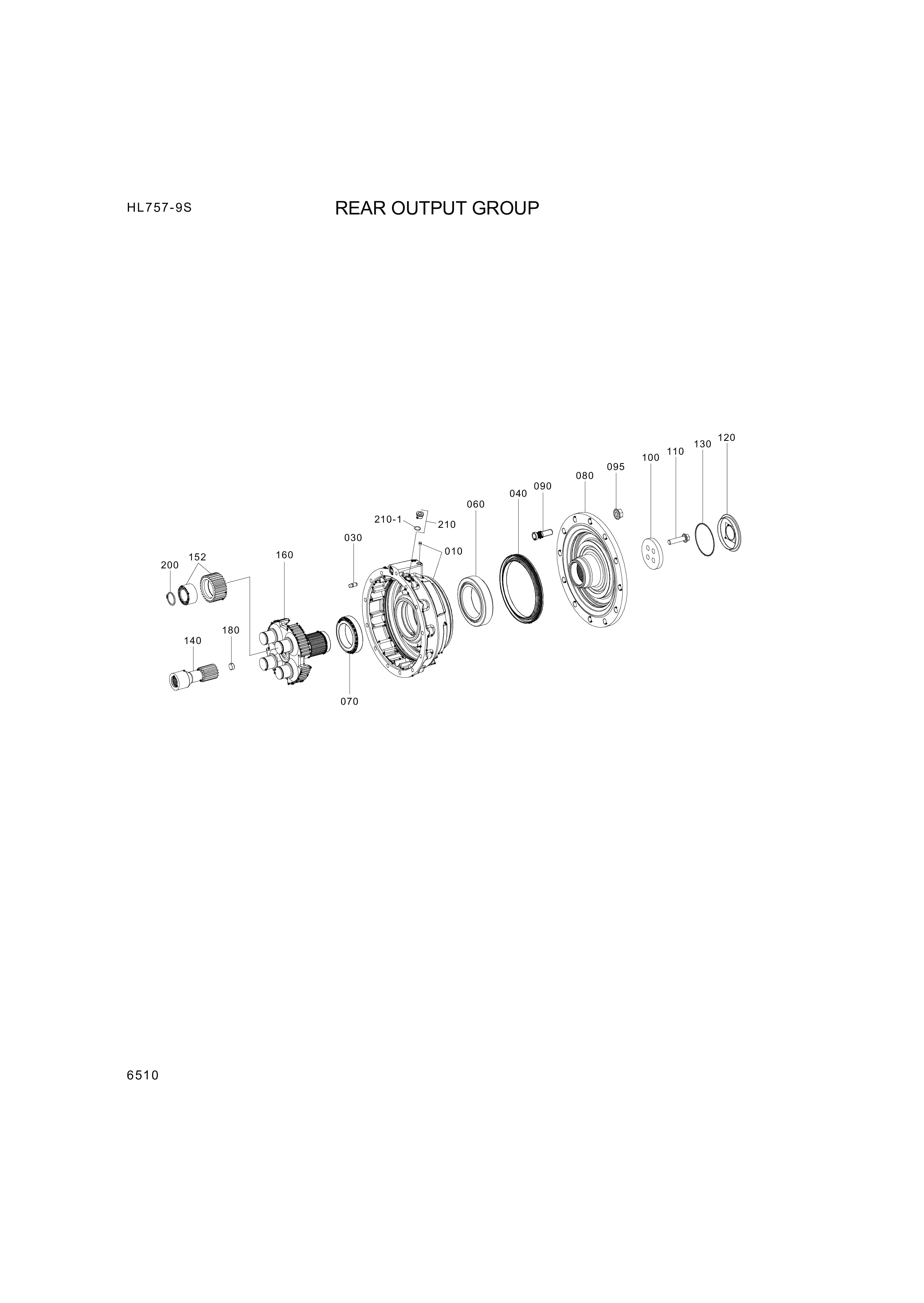 drawing for Hyundai Construction Equipment ZGAQ-04400 - HOUSING-BRAKE (figure 5)