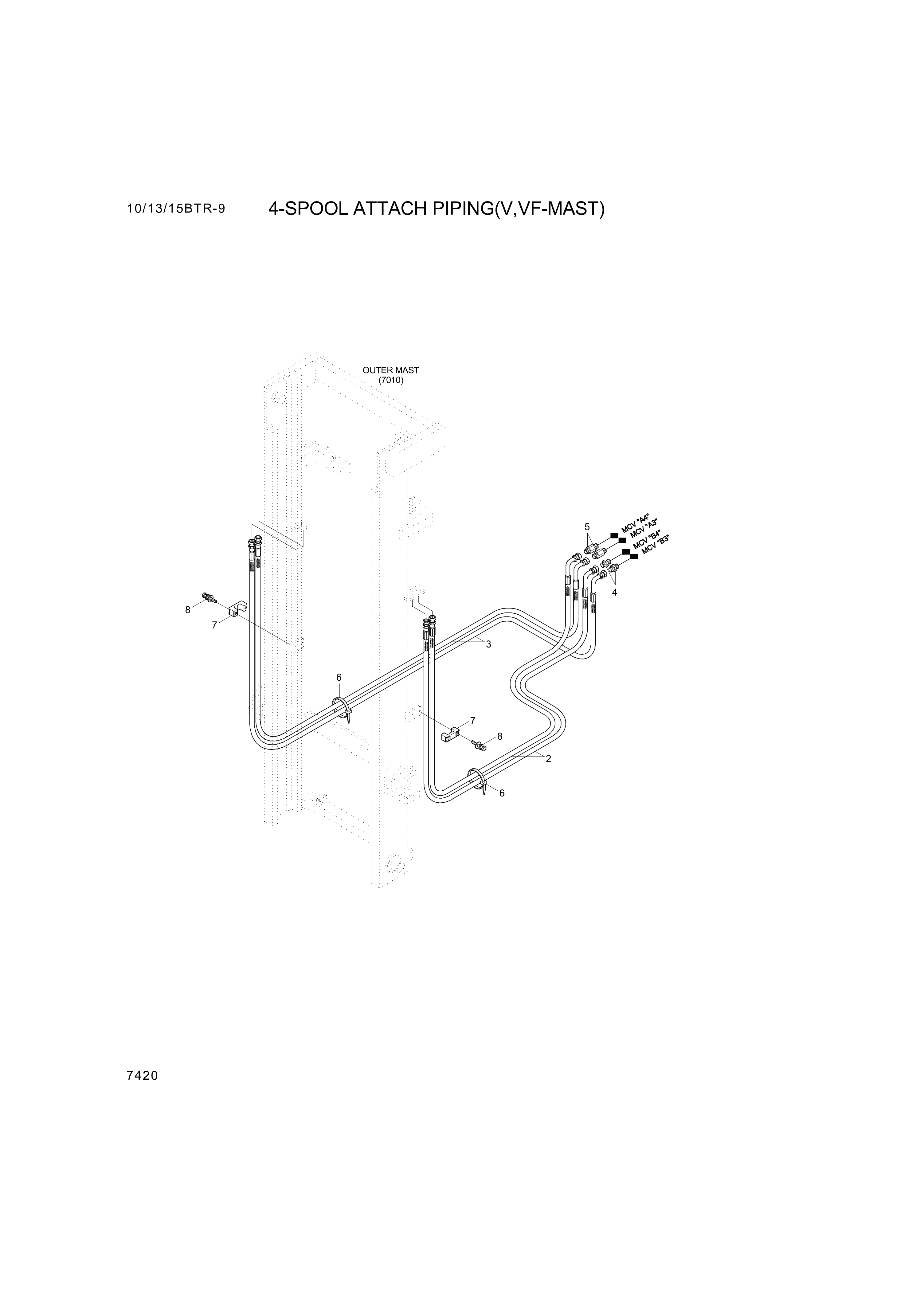 drawing for Hyundai Construction Equipment 35FY-90200 - CLAMP (figure 4)