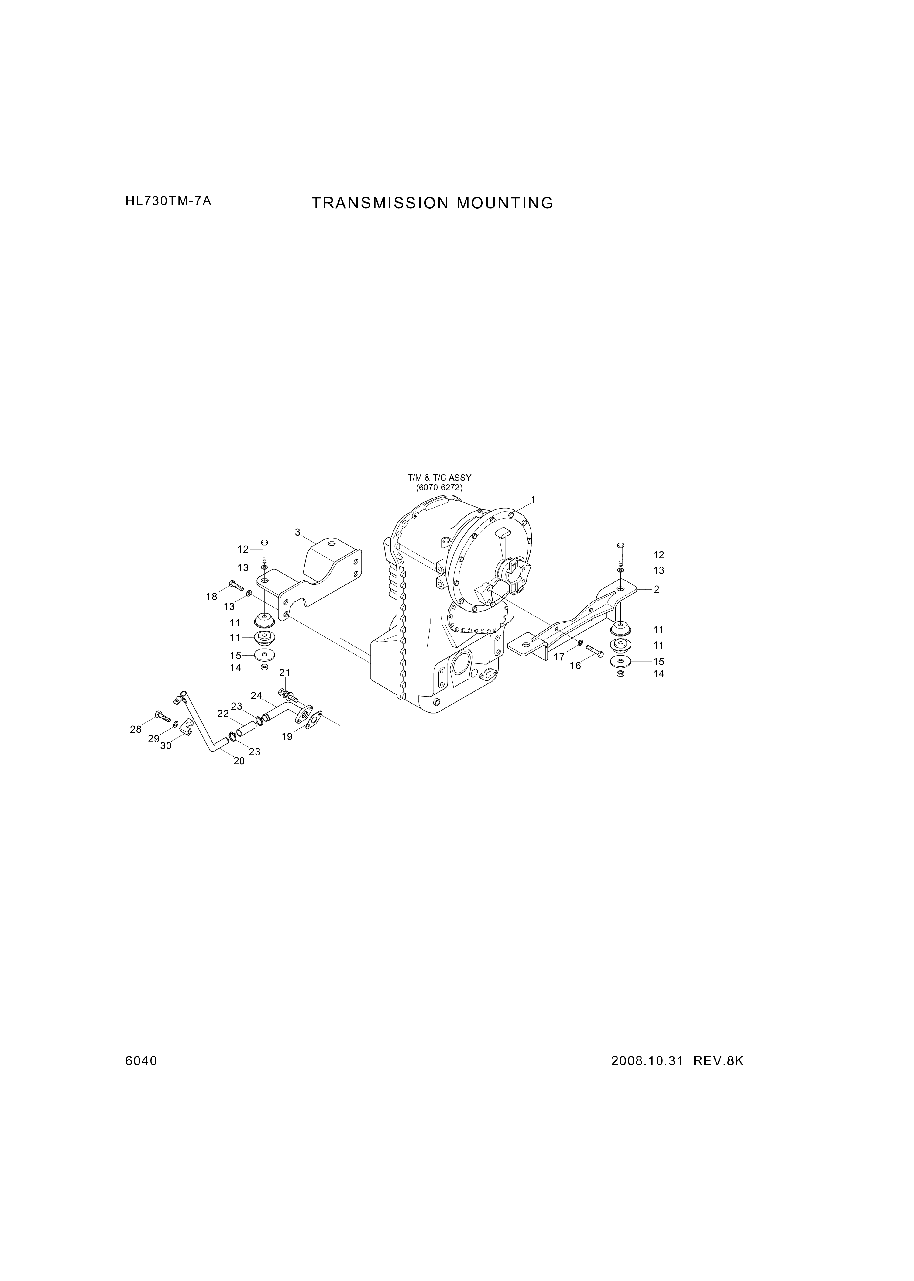 drawing for Hyundai Construction Equipment 81LF-60020 - BRACKET-MOUNT (figure 2)