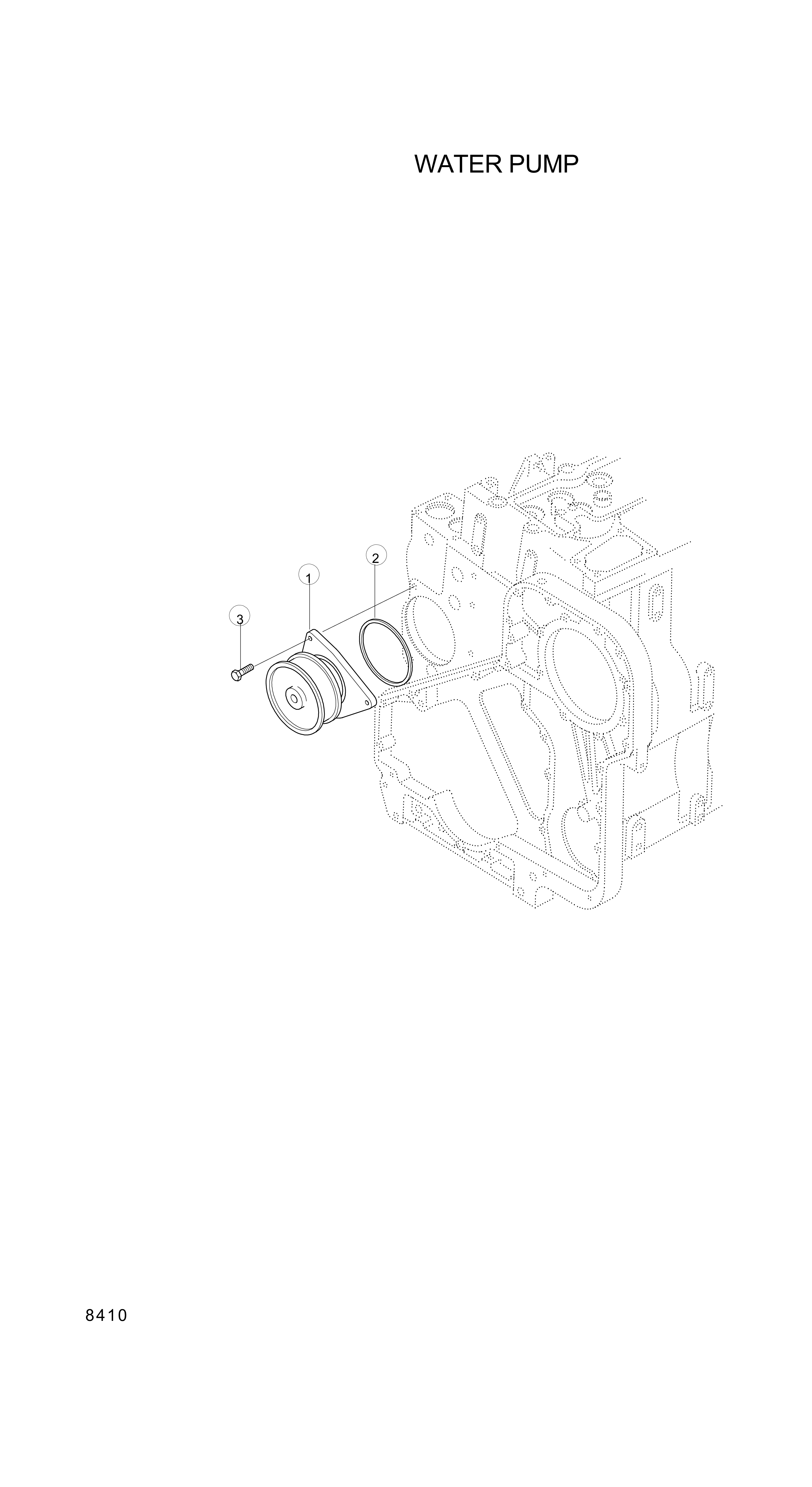 drawing for Hyundai Construction Equipment YUBP-06392 - PUMP ASSY-WATER (figure 4)