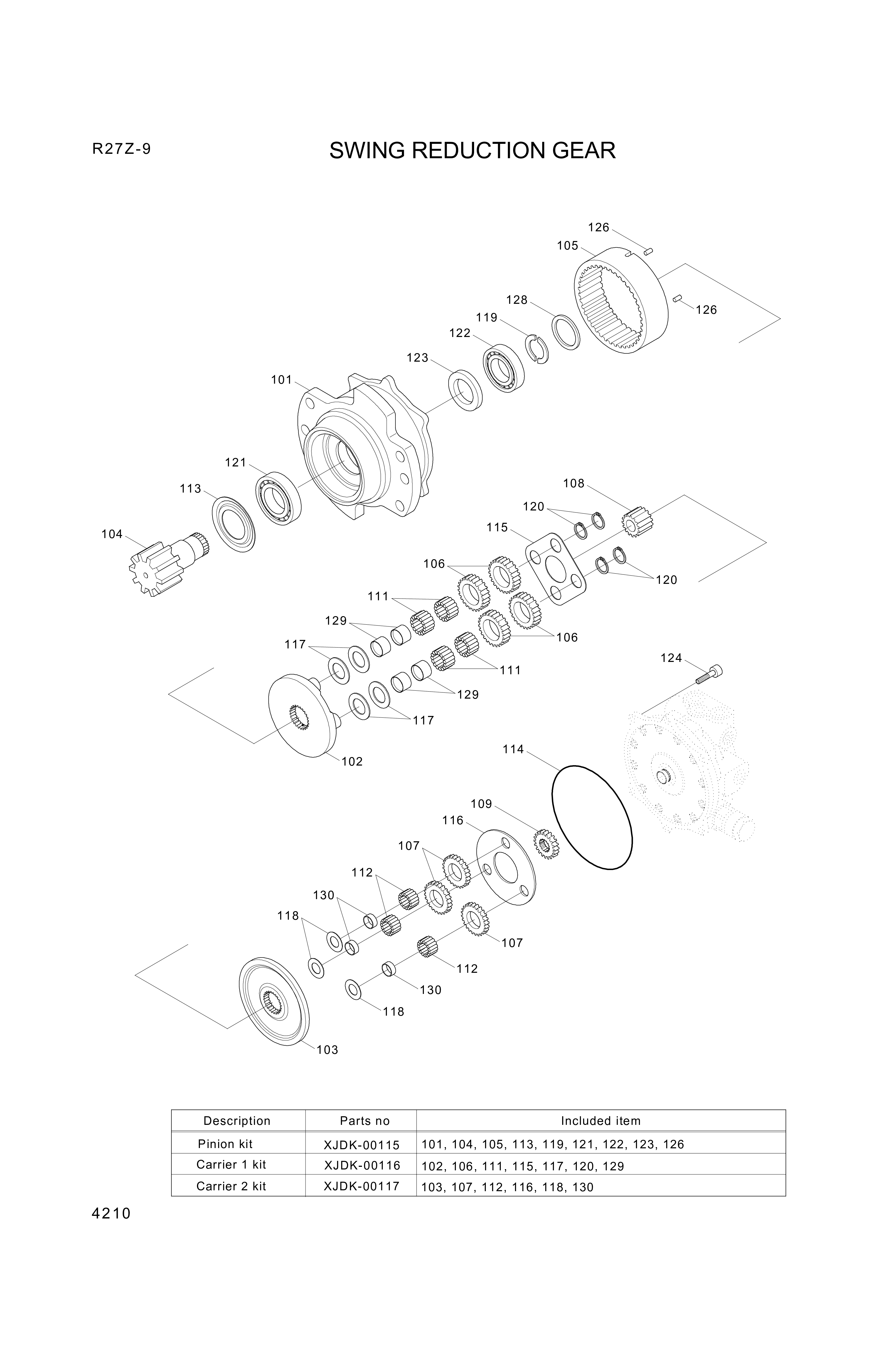 drawing for Hyundai Construction Equipment XJDK-00104 - O-RING