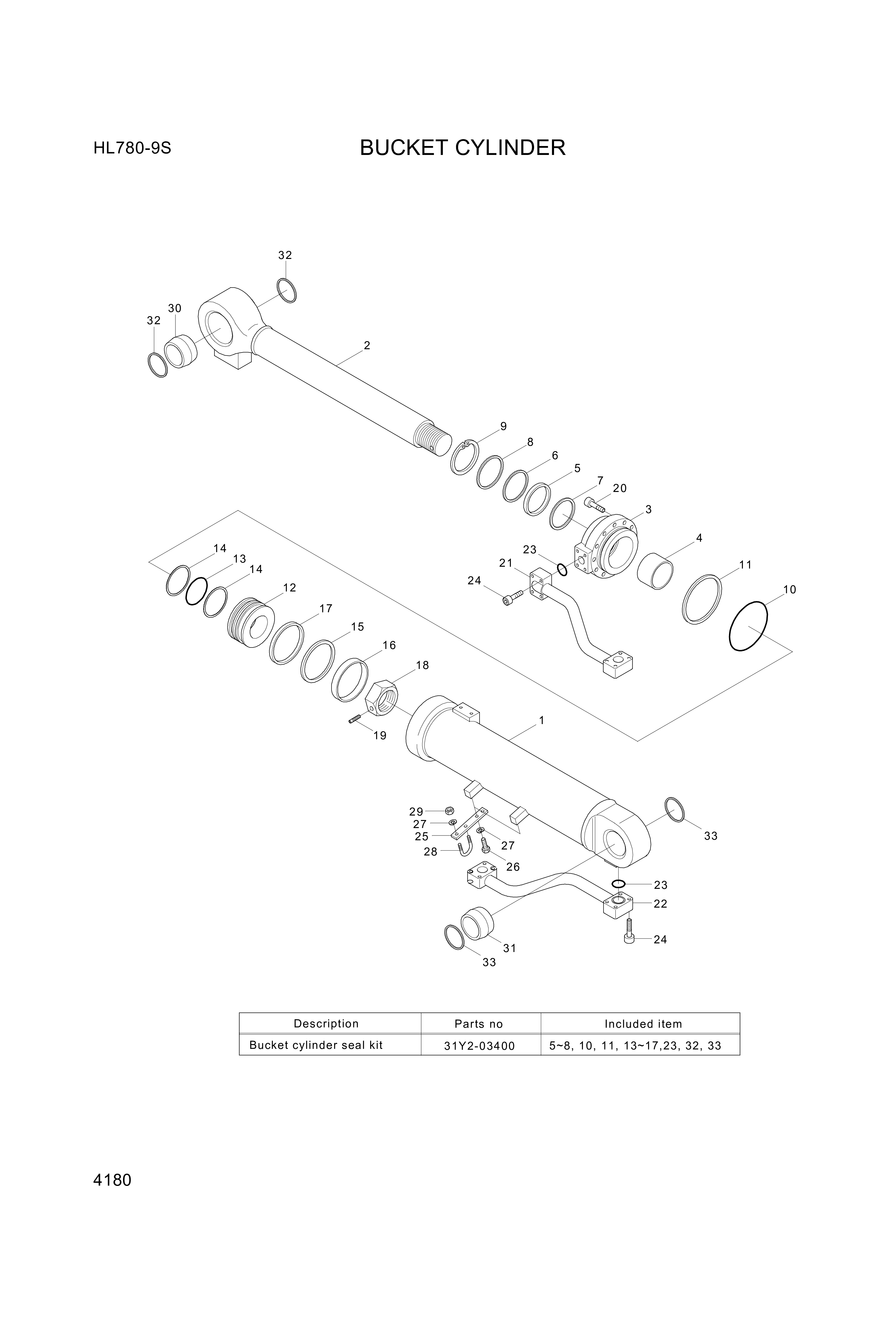 drawing for Hyundai Construction Equipment XCAV-00018 - RING-DUST (figure 5)