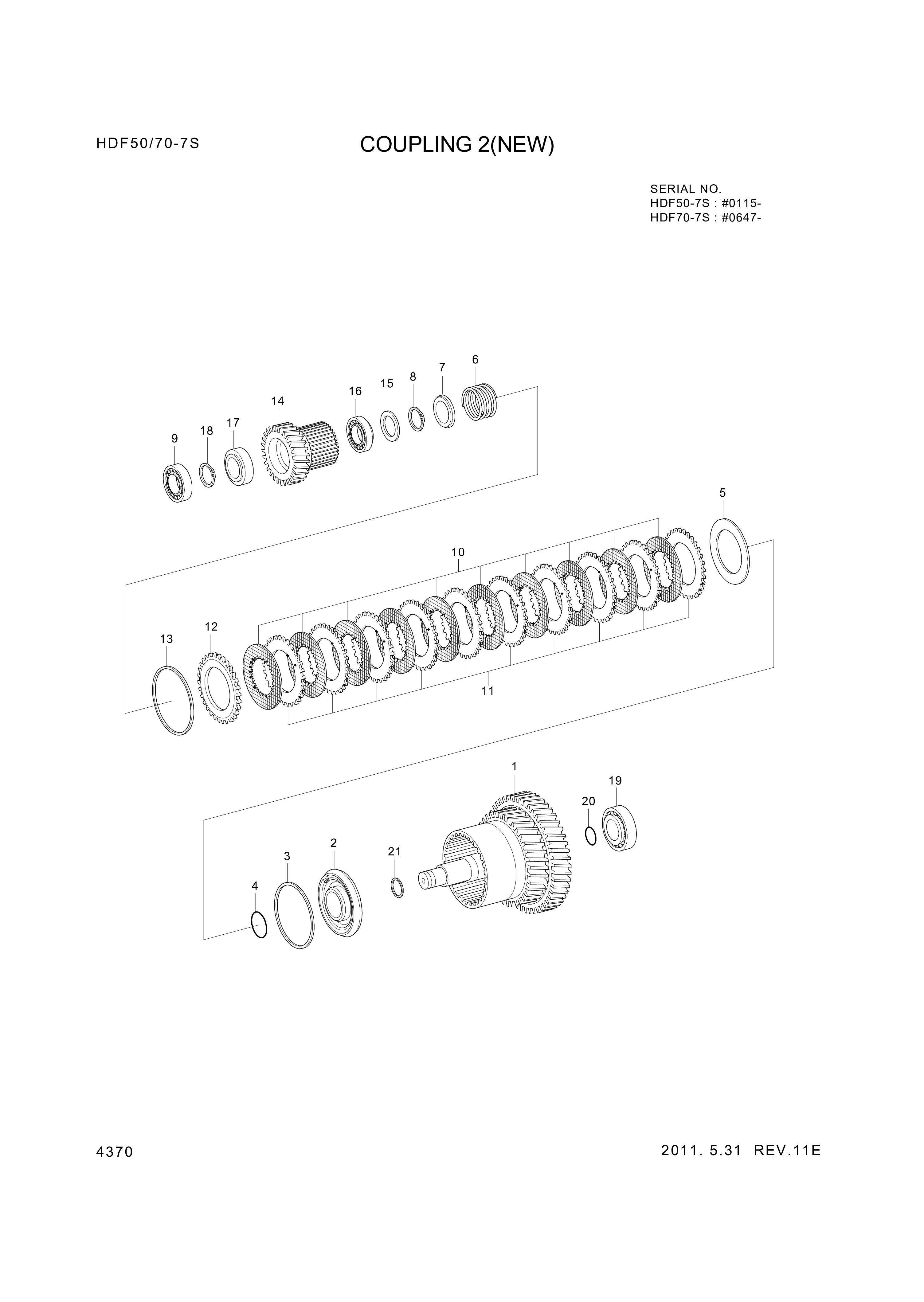 drawing for Hyundai Construction Equipment ZGAQ-03087 - RING-RETAINER