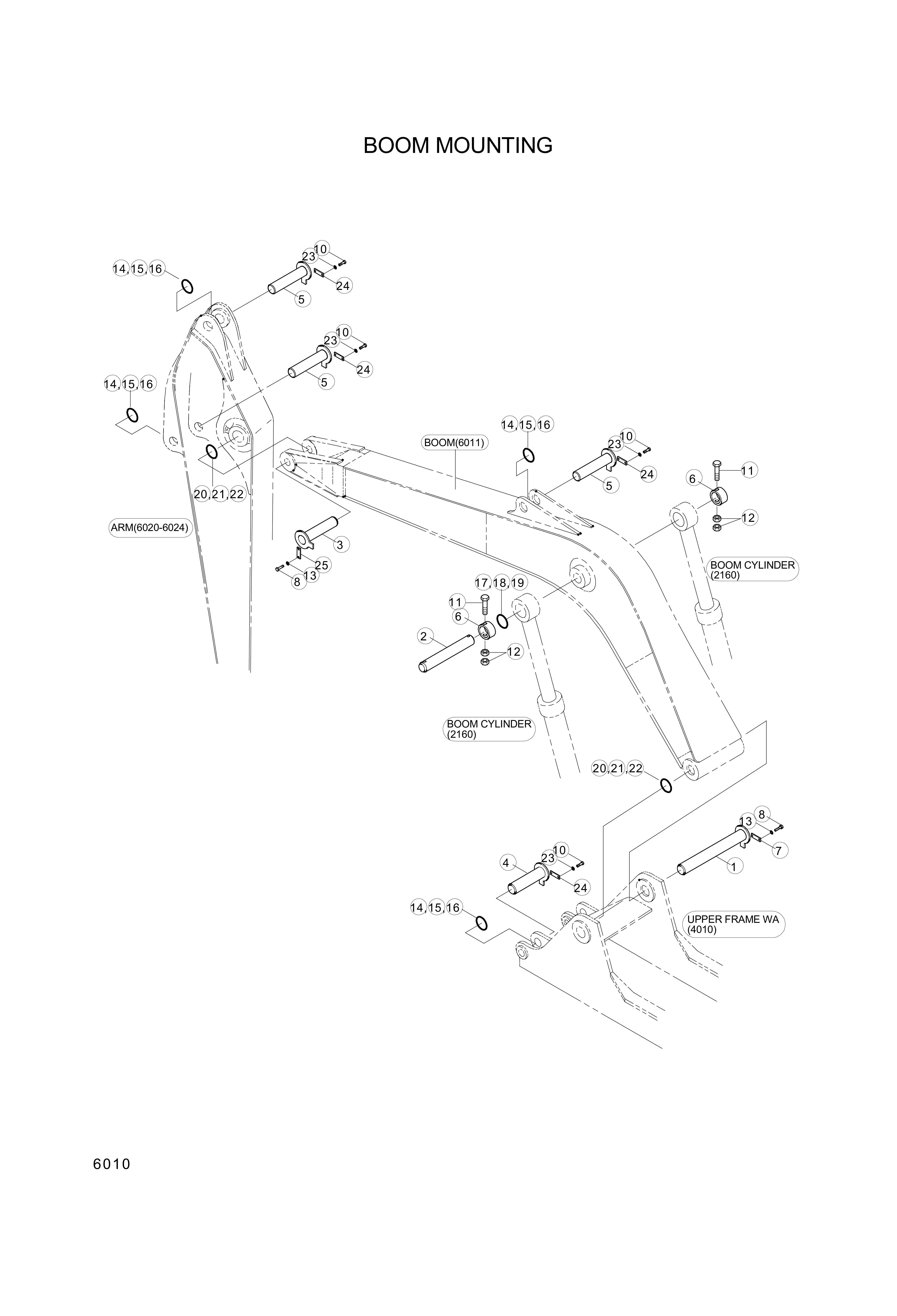 drawing for Hyundai Construction Equipment 61EK-10711 - PLATE-BOOM
