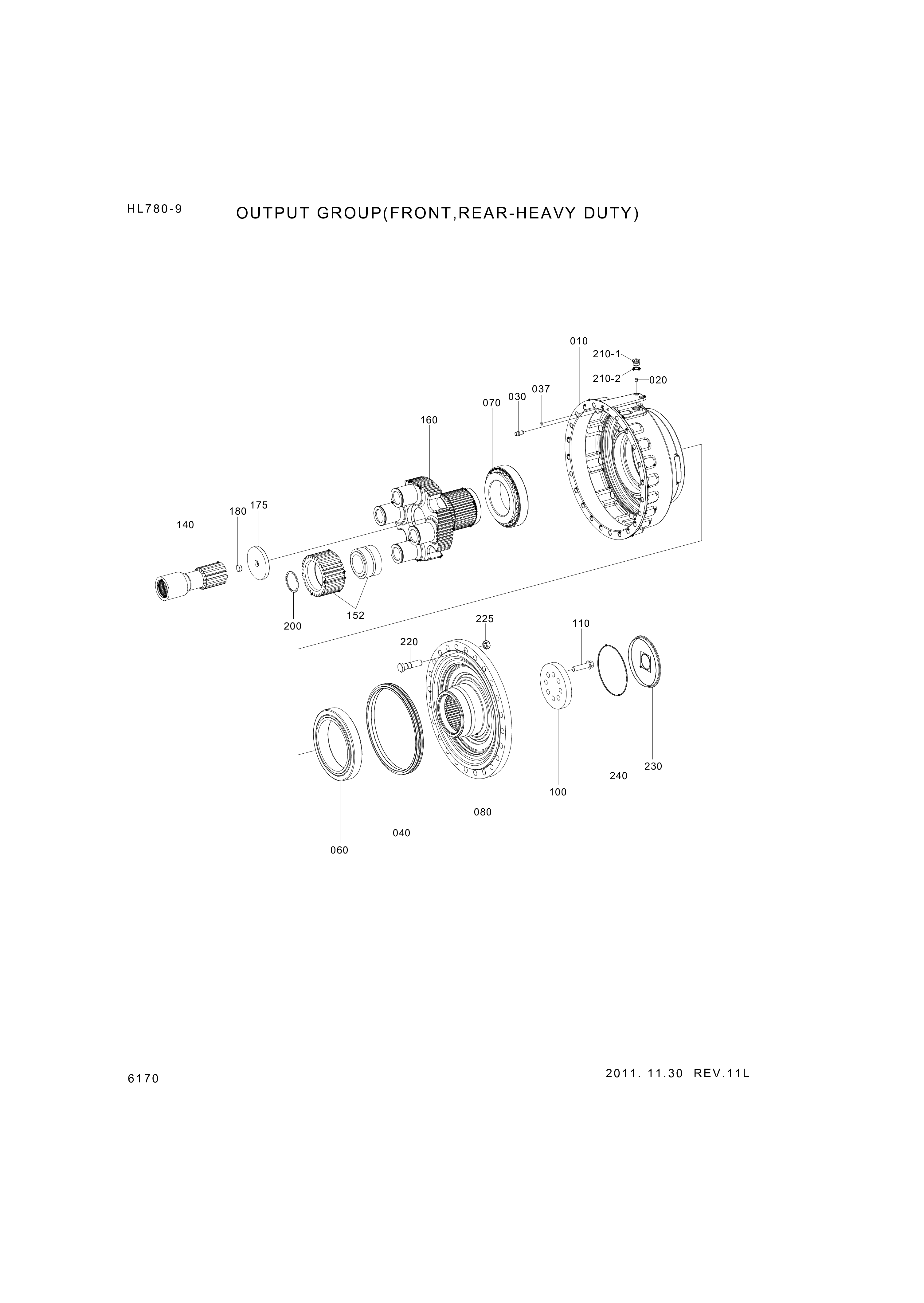 drawing for Hyundai Construction Equipment 0750-117-907 - BEARING-TAPERROLLER (figure 2)