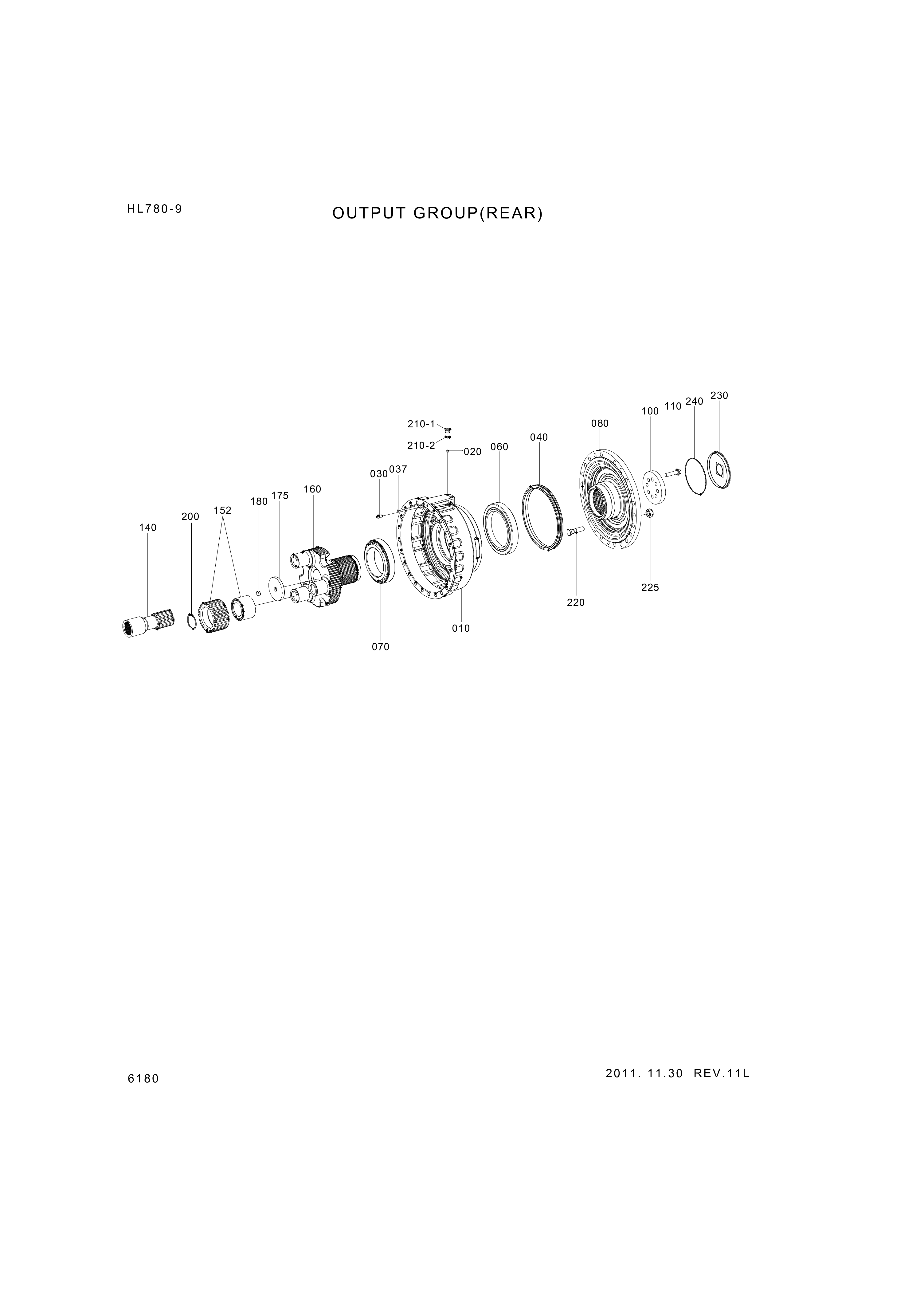 drawing for Hyundai Construction Equipment 0750-117-907 - BEARING-TAPERROLLER (figure 3)