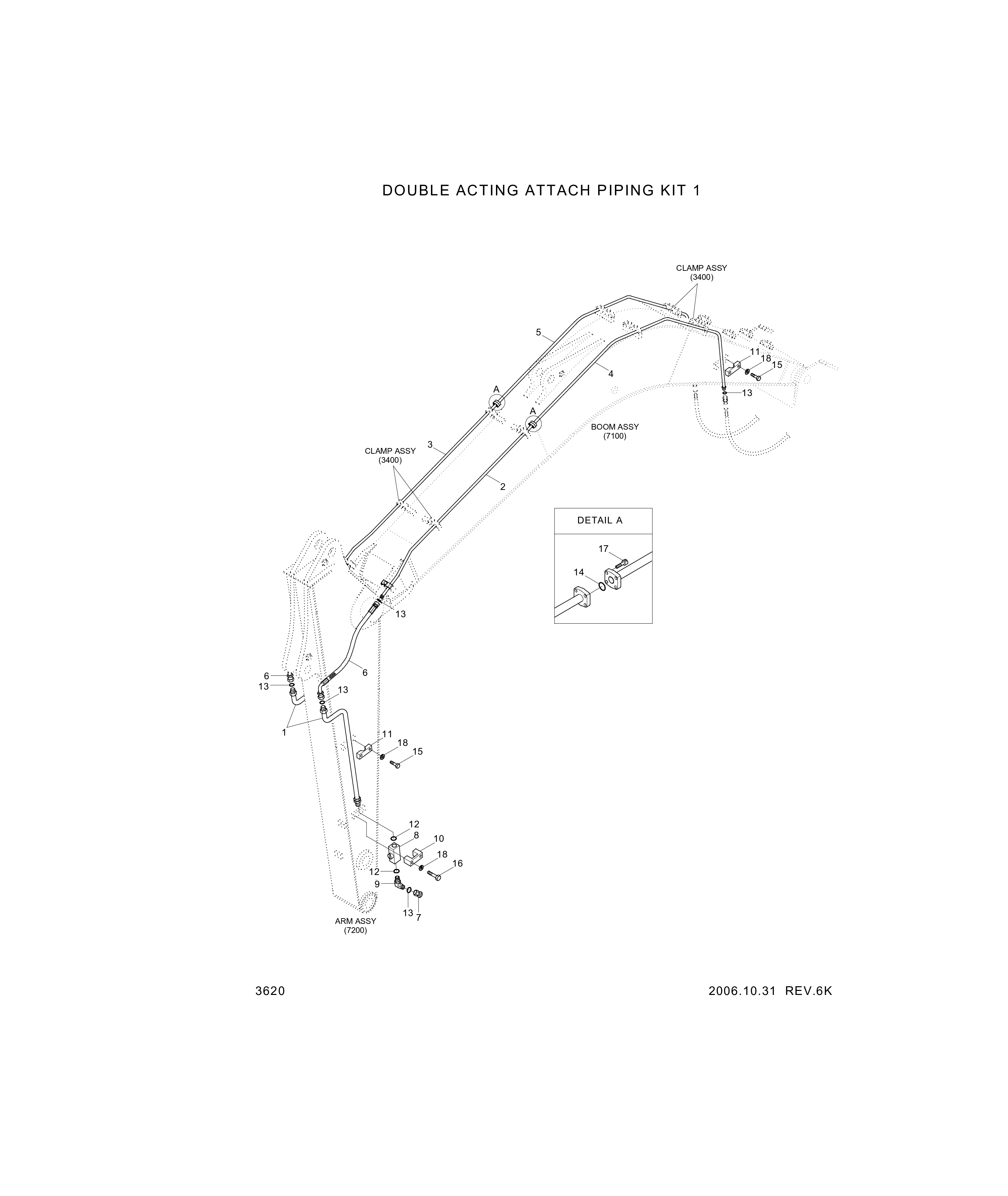 drawing for Hyundai Construction Equipment P933-086018 - HOSE ASSY-ORFS&THD