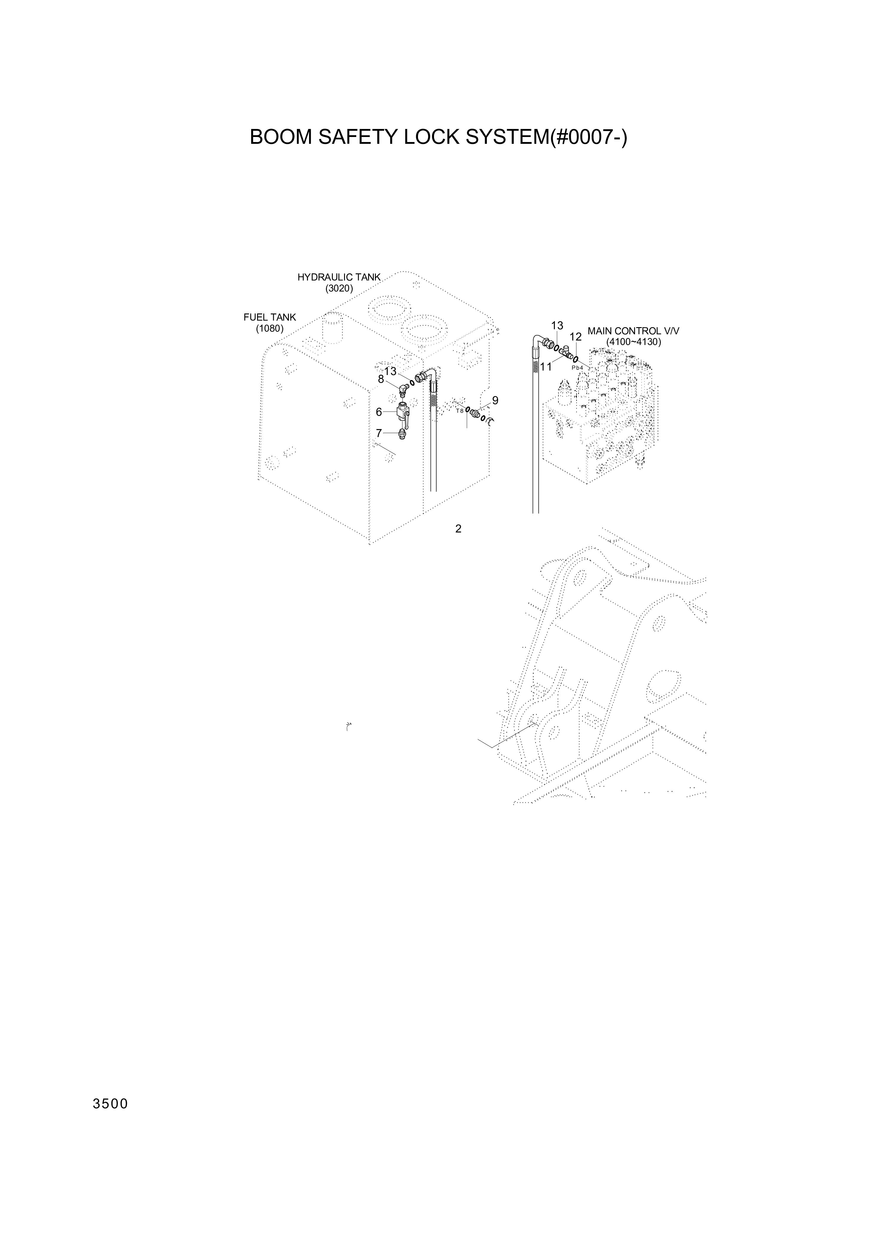 drawing for Hyundai Construction Equipment P930-047044 - HOSE ASSY-ORFS&THD