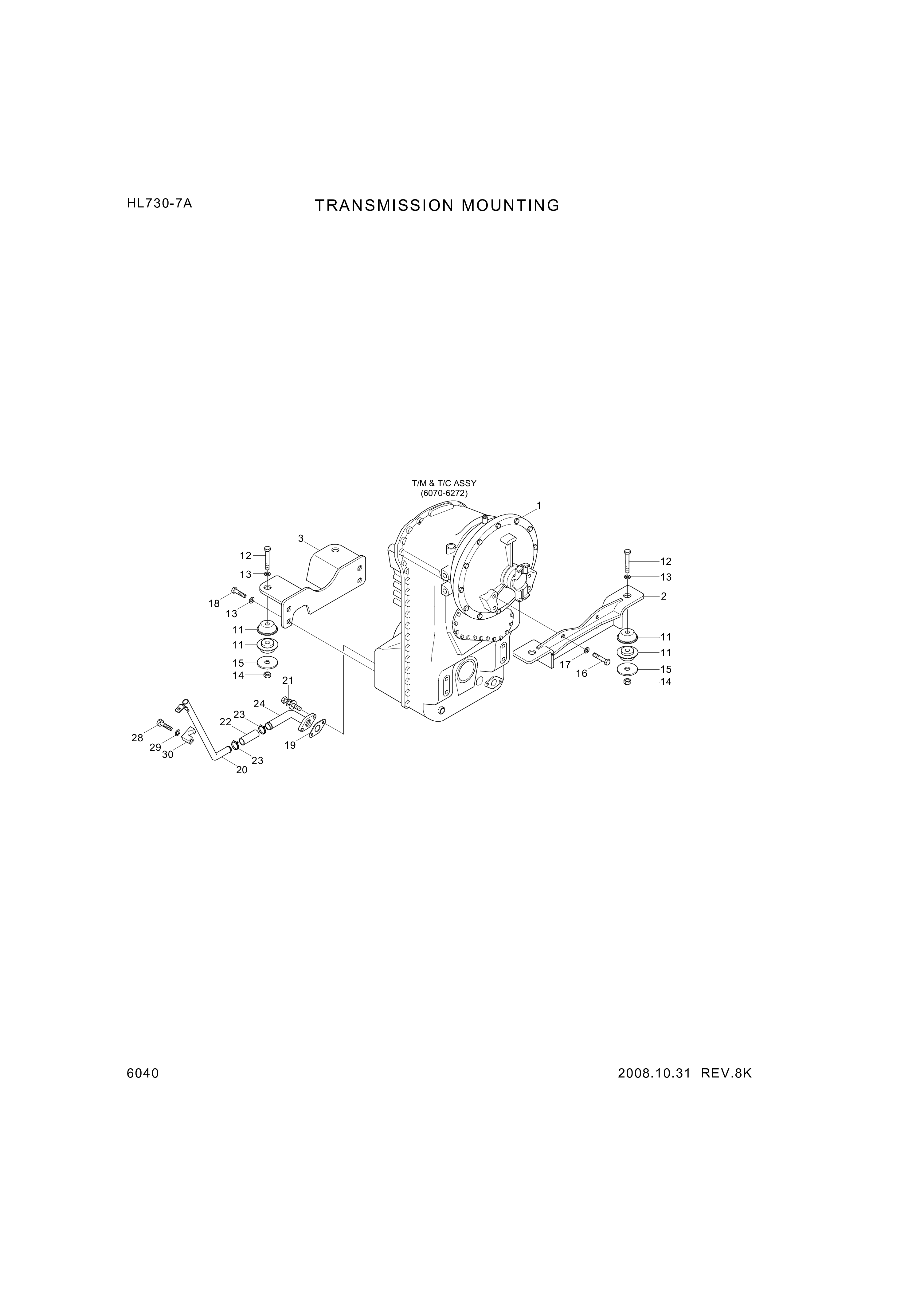 drawing for Hyundai Construction Equipment 81LF-60020 - BRACKET-MOUNT (figure 3)