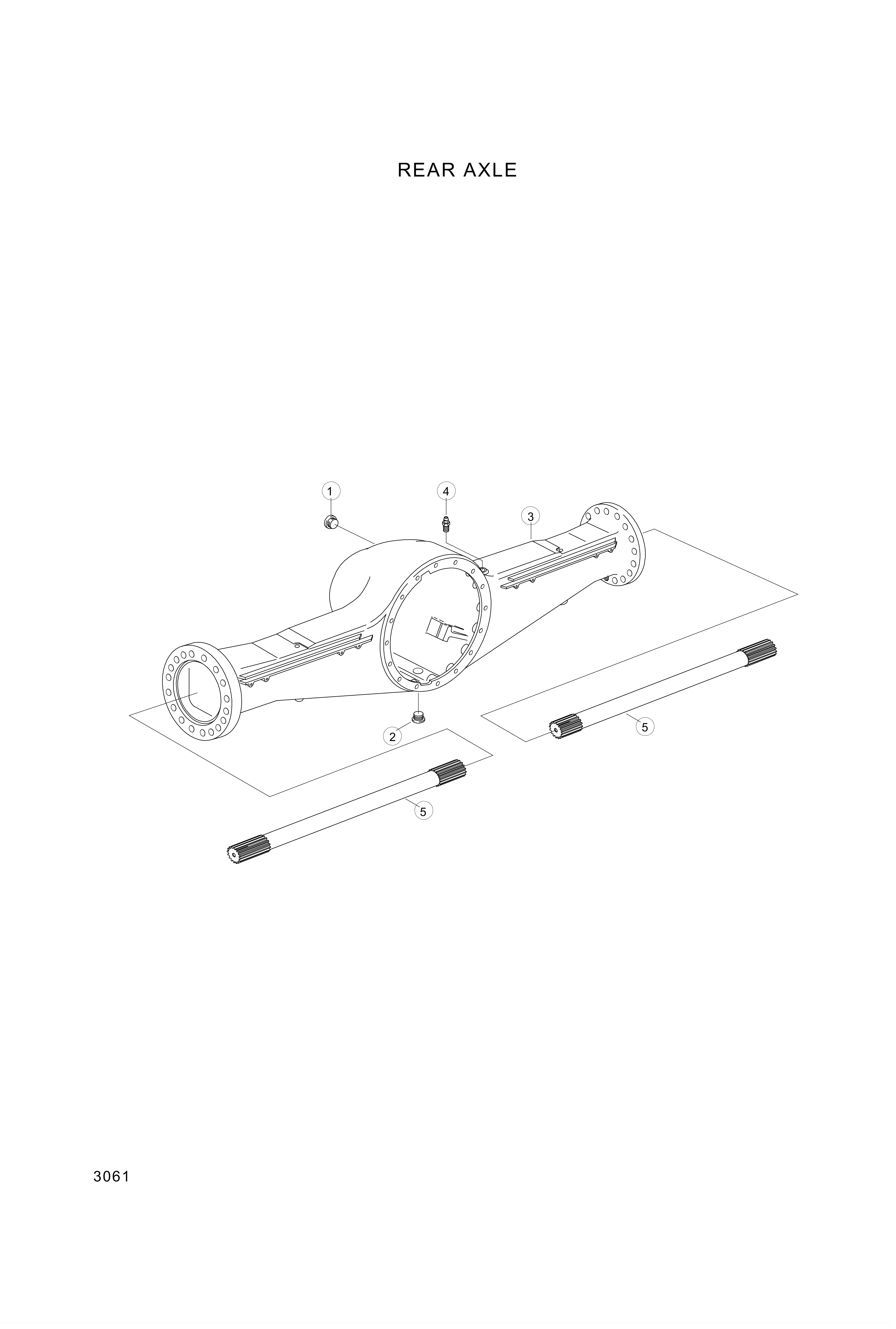 drawing for Hyundai Construction Equipment ZTAQ-00273 - SHAFT-AXLE RR (figure 3)