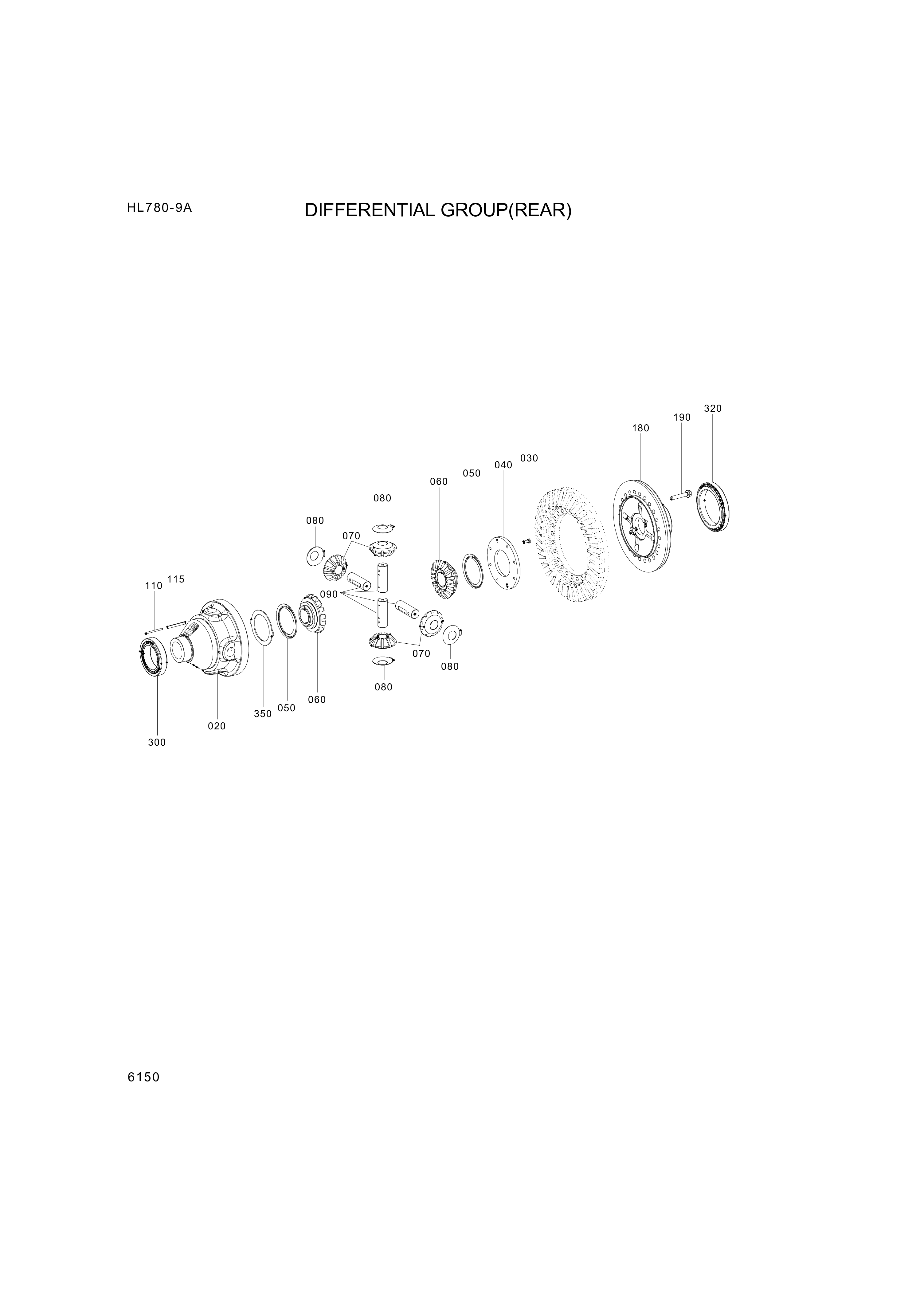 drawing for Hyundai Construction Equipment ZGAQ-03728 - BEARING-TAPERROLLER