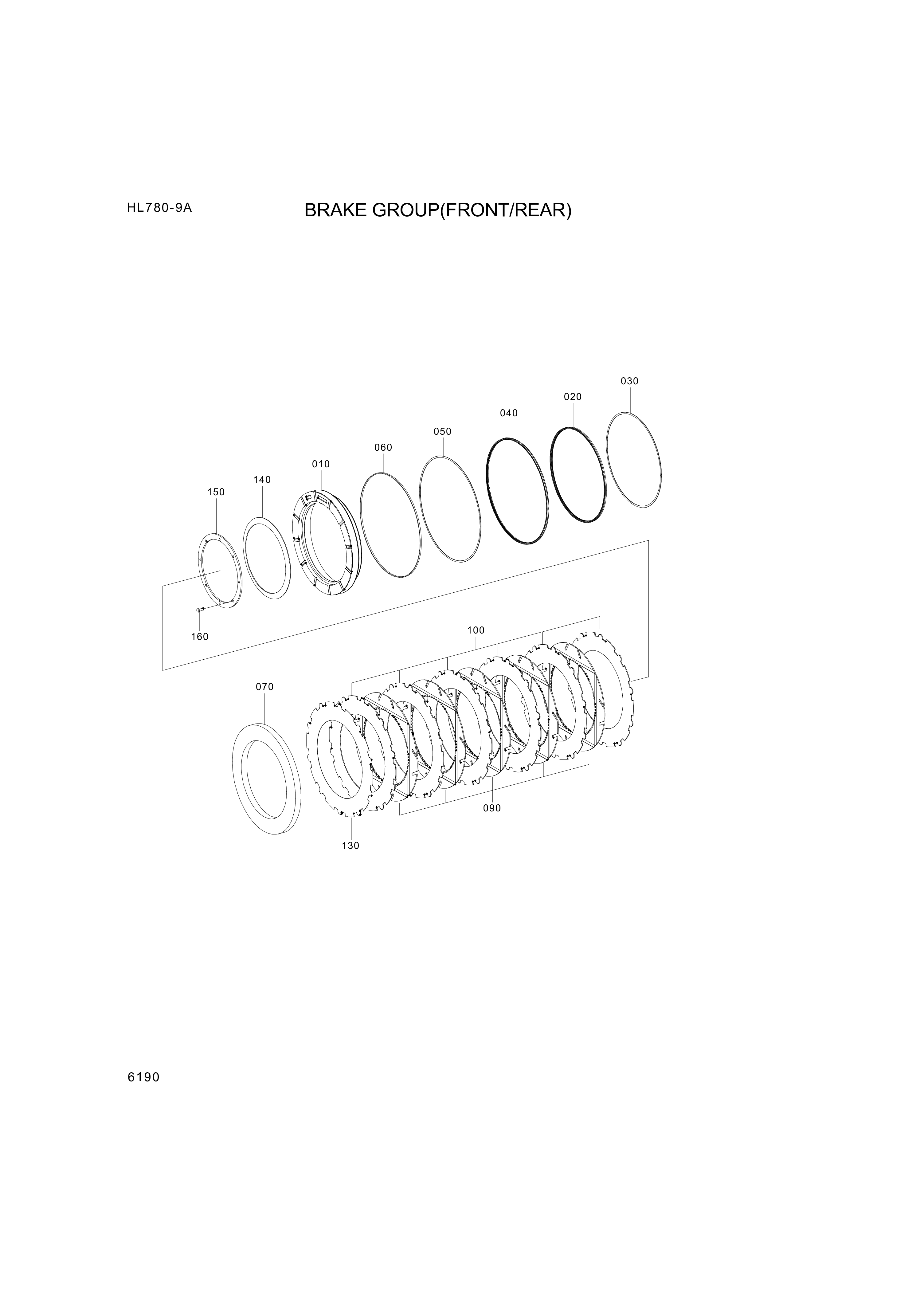 drawing for Hyundai Construction Equipment 0734-317-414 - RING-BACKUP