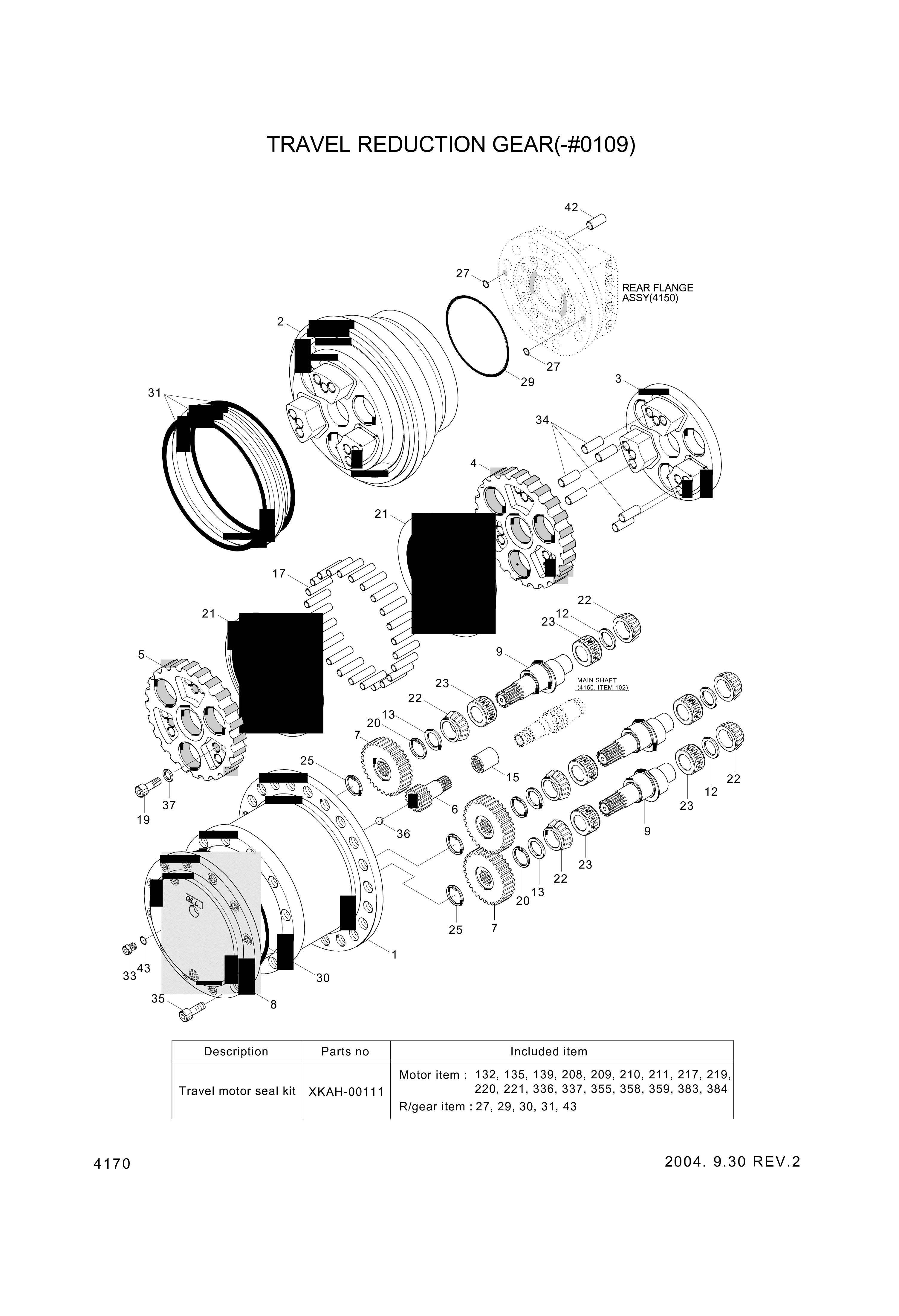 drawing for Hyundai Construction Equipment JIS-B-2401-P335 - O-RING (figure 4)