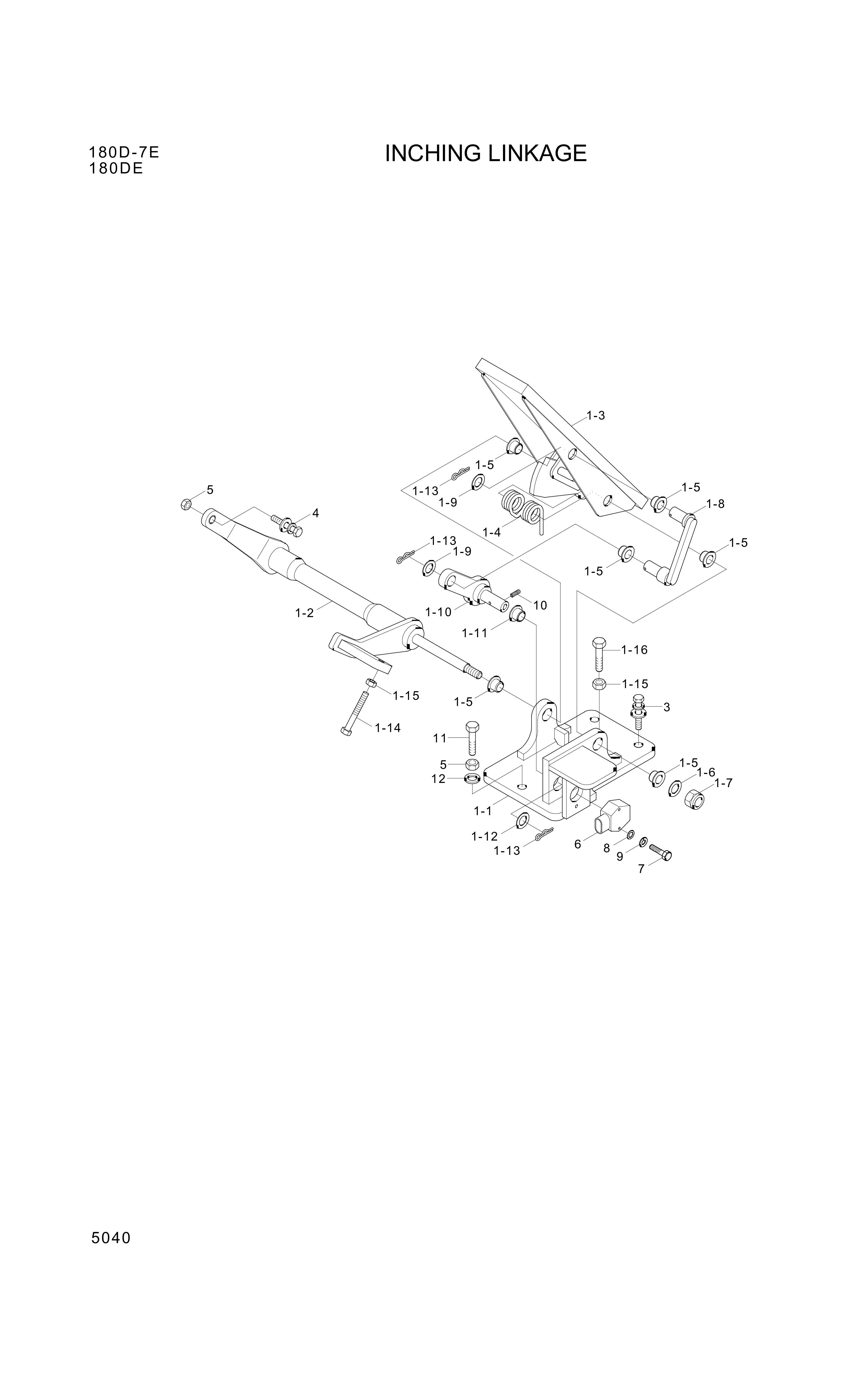drawing for Hyundai Construction Equipment S206-081006 - NUT-HEX (figure 5)
