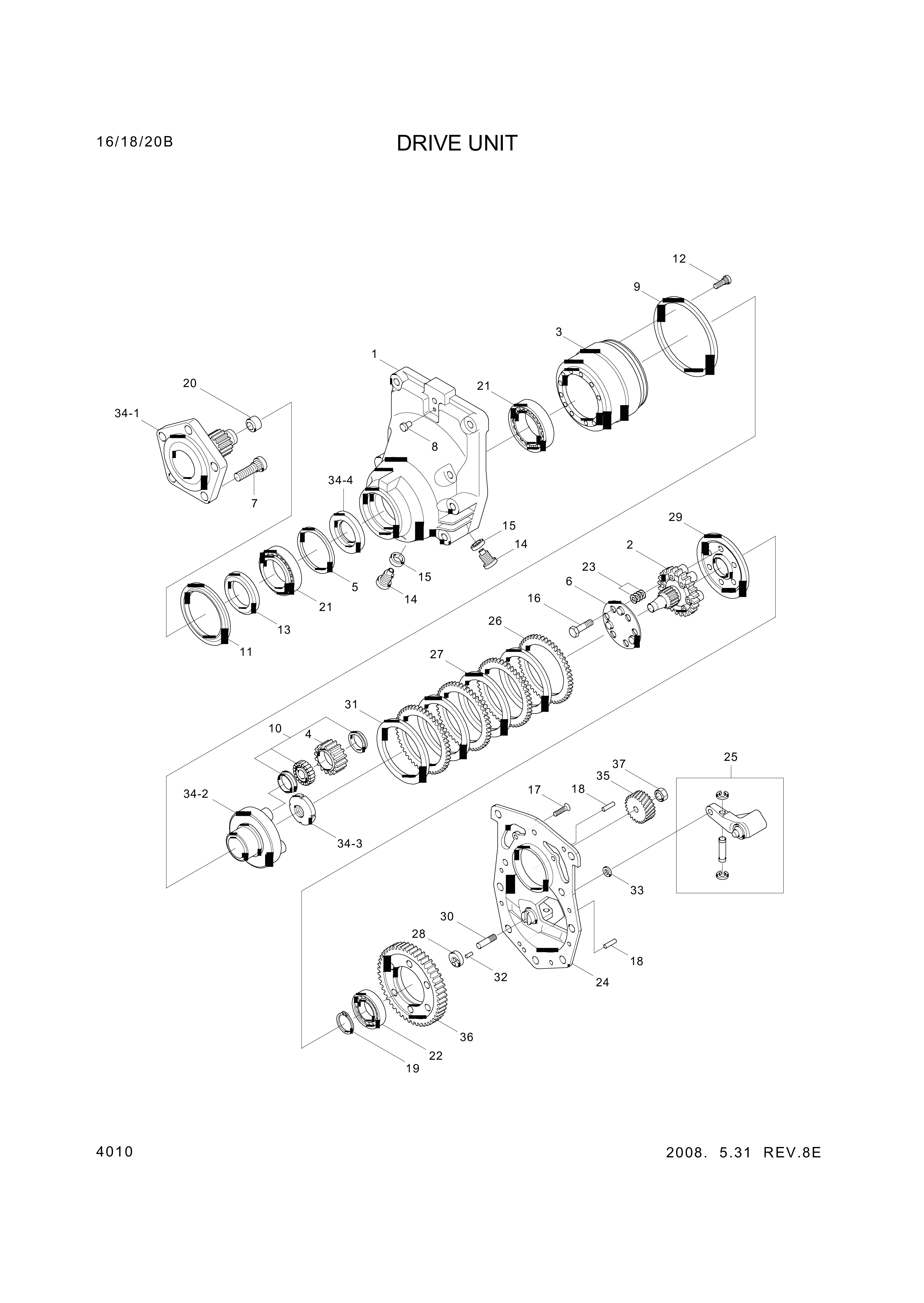 drawing for Hyundai Construction Equipment ZGAP-00007 - SHIM