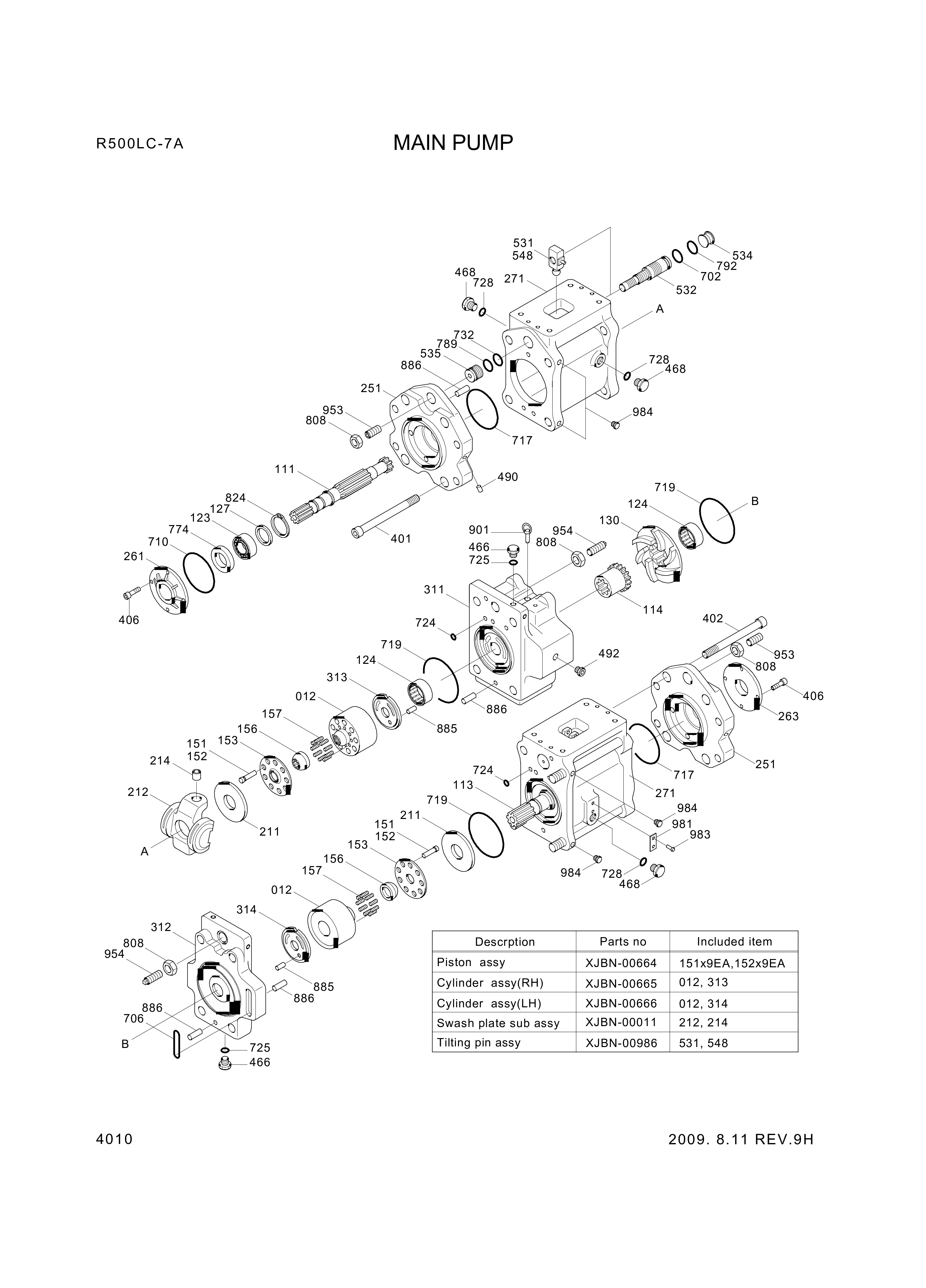 drawing for Hyundai Construction Equipment XJBN-01181 - SCREW-SET