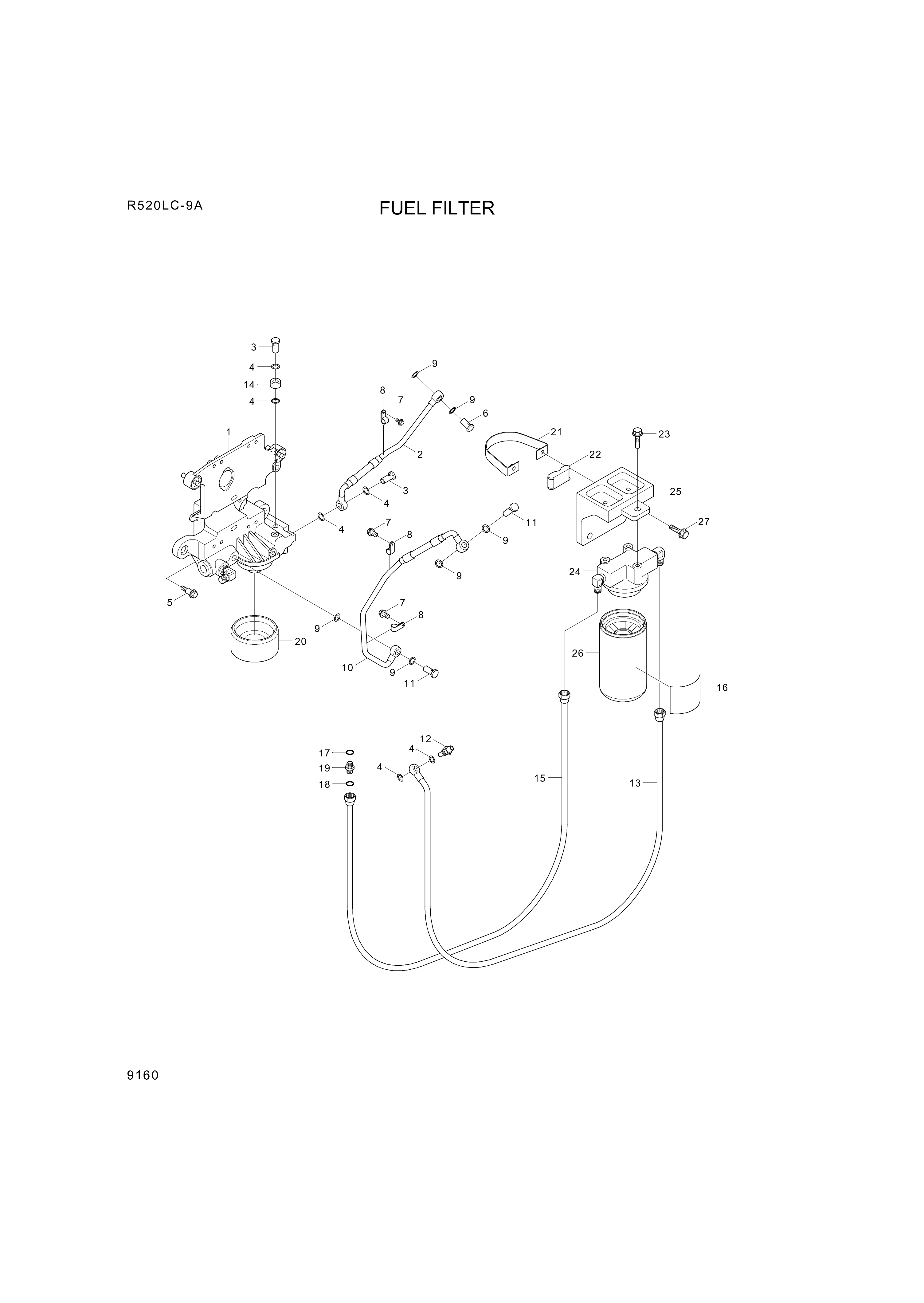 drawing for Hyundai Construction Equipment YUBP-05315 - O-RING (figure 1)
