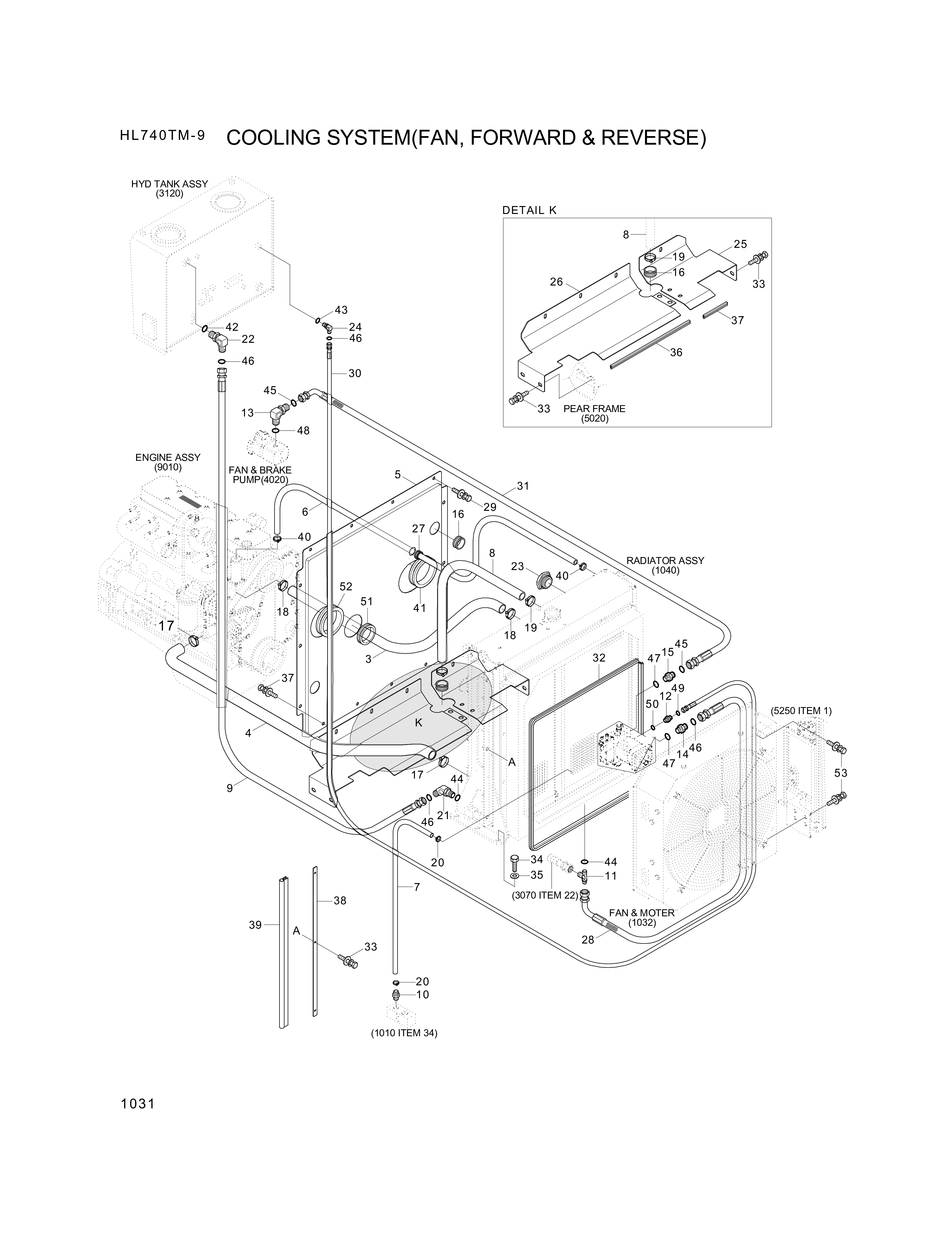 drawing for Hyundai Construction Equipment P933-122022 - HOSE ASSY-ORFS&THD (figure 1)