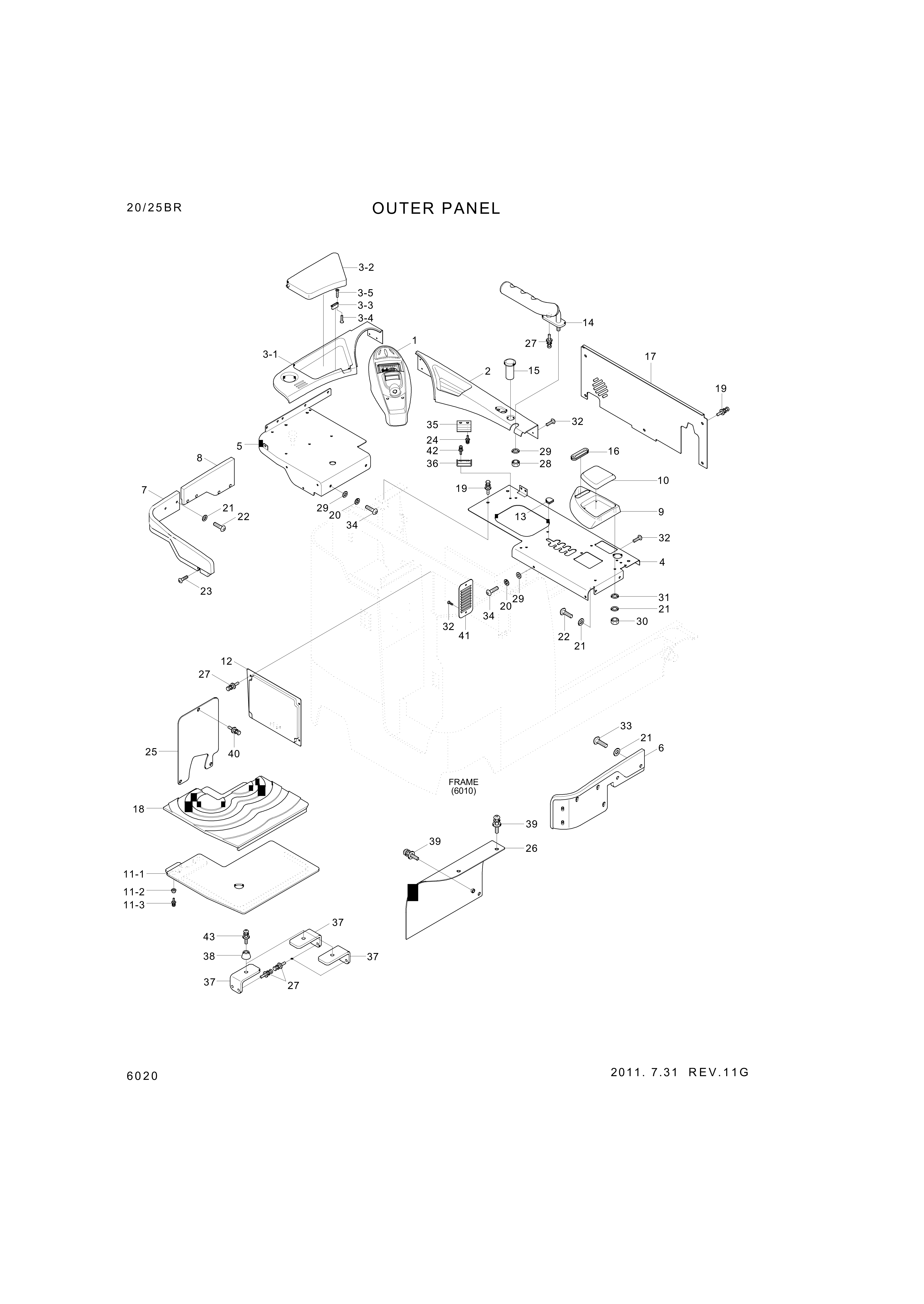 drawing for Hyundai Construction Equipment S141-030106 - BOLT-FLAT (figure 3)