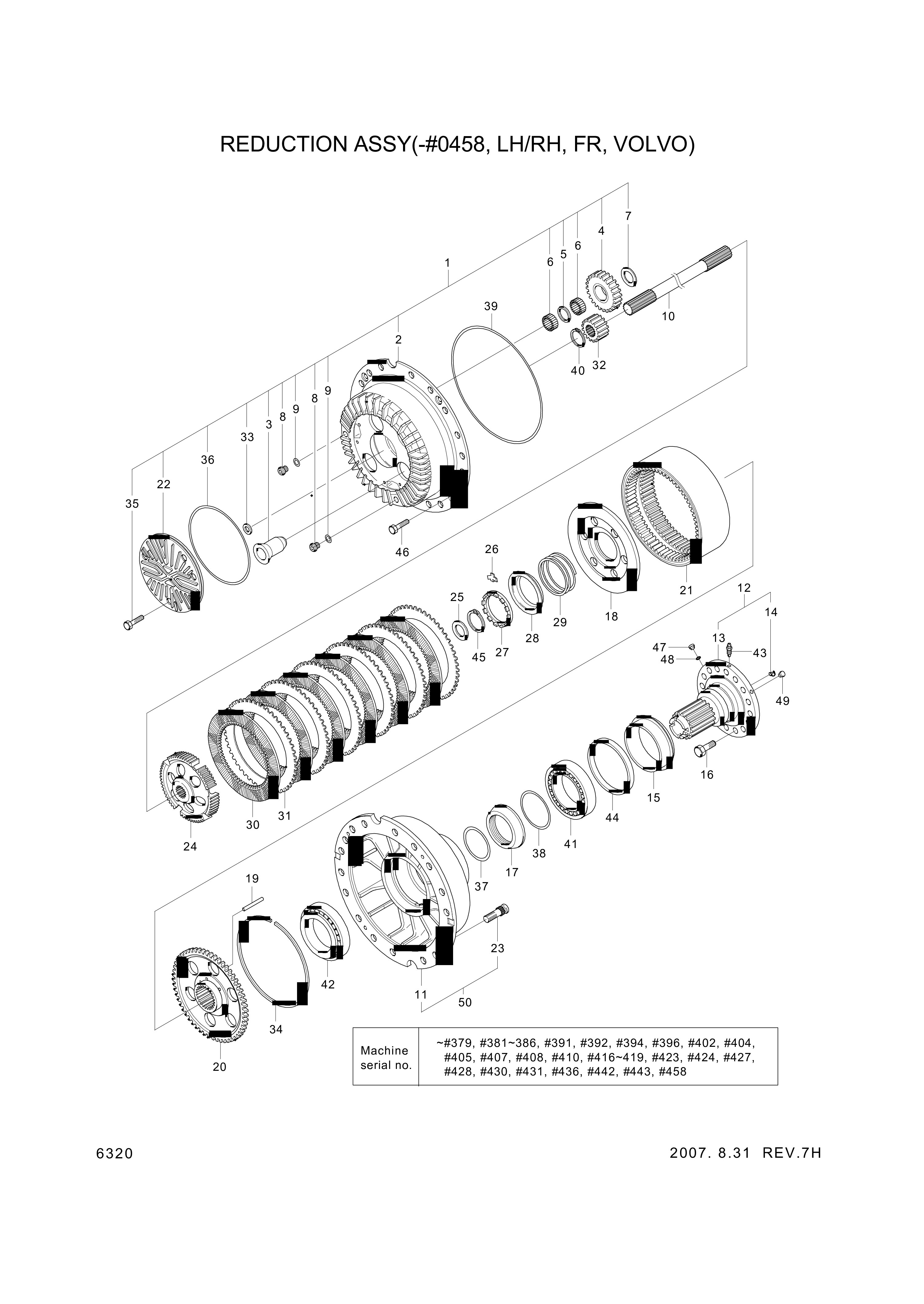 drawing for Hyundai Construction Equipment 7124-52480 - NUT-ADJUSTING (figure 1)