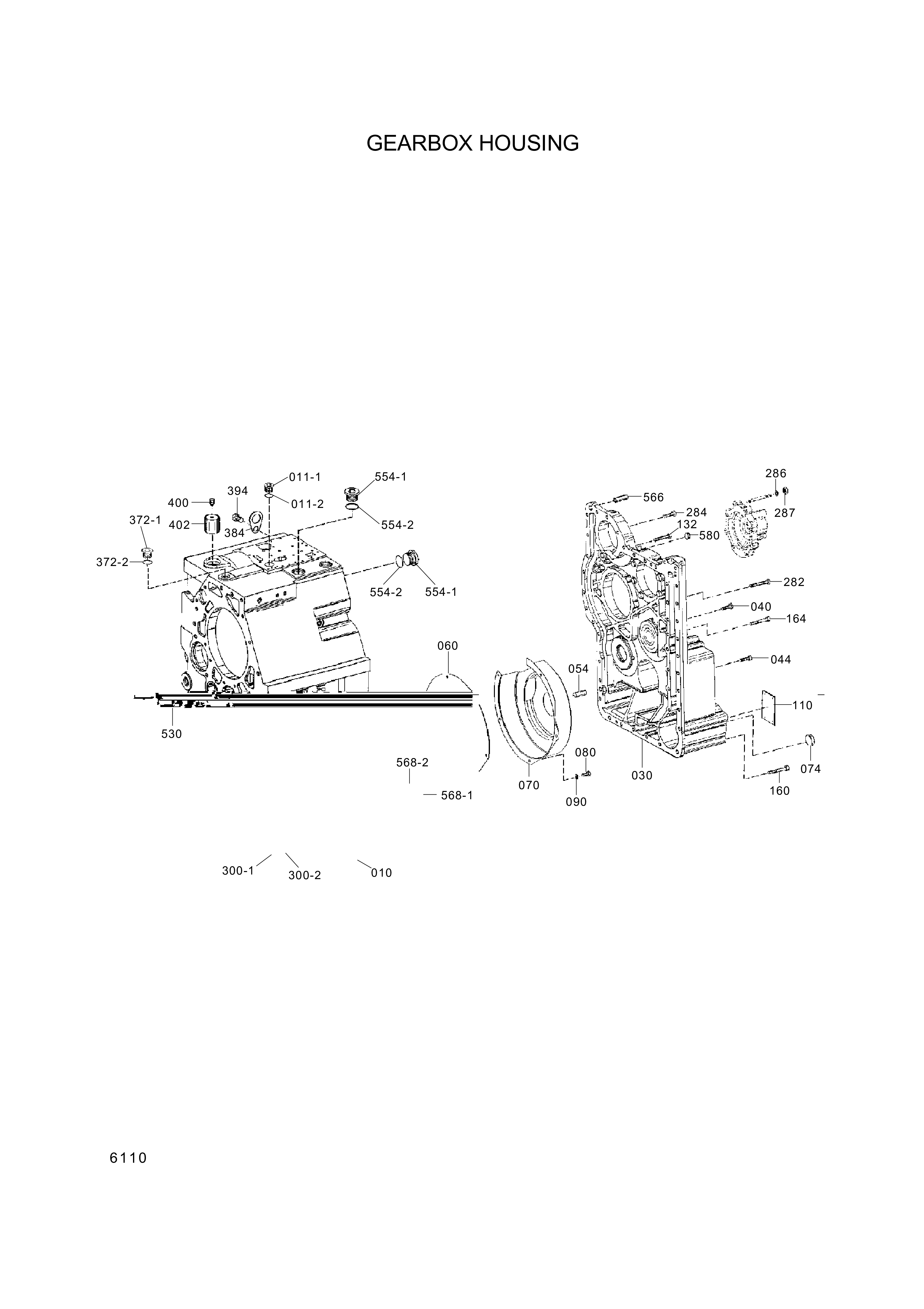 drawing for Hyundai Construction Equipment 4646-301-317 - HOUSING (figure 4)