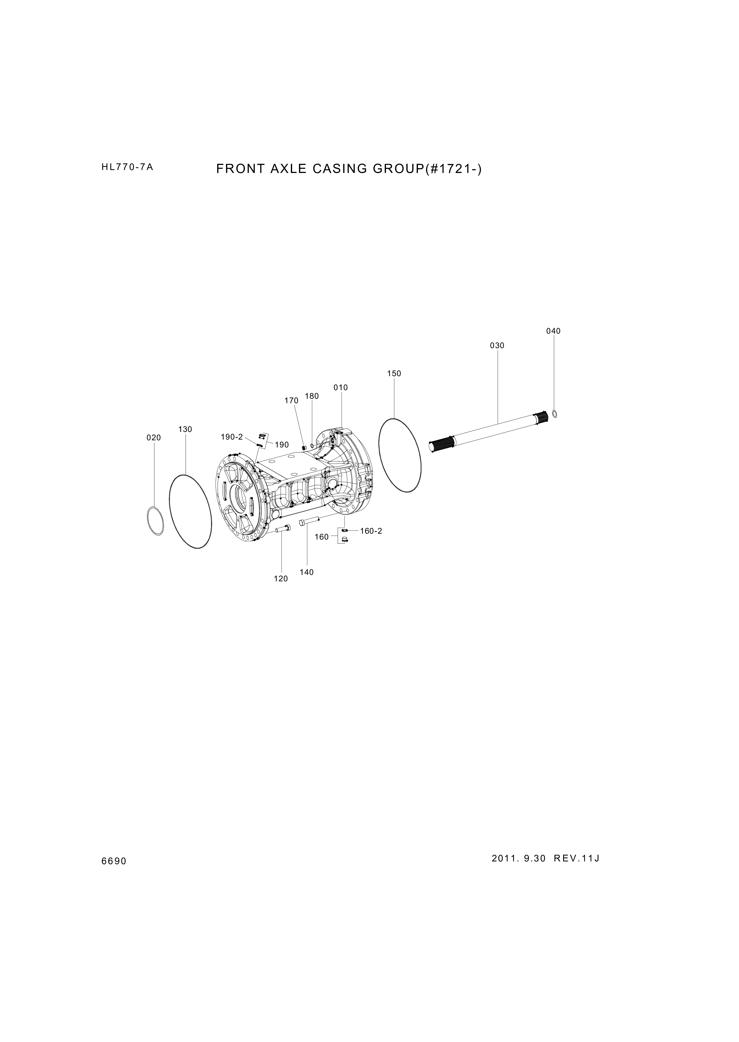 drawing for Hyundai Construction Equipment 0634304244 - O-RING (figure 3)