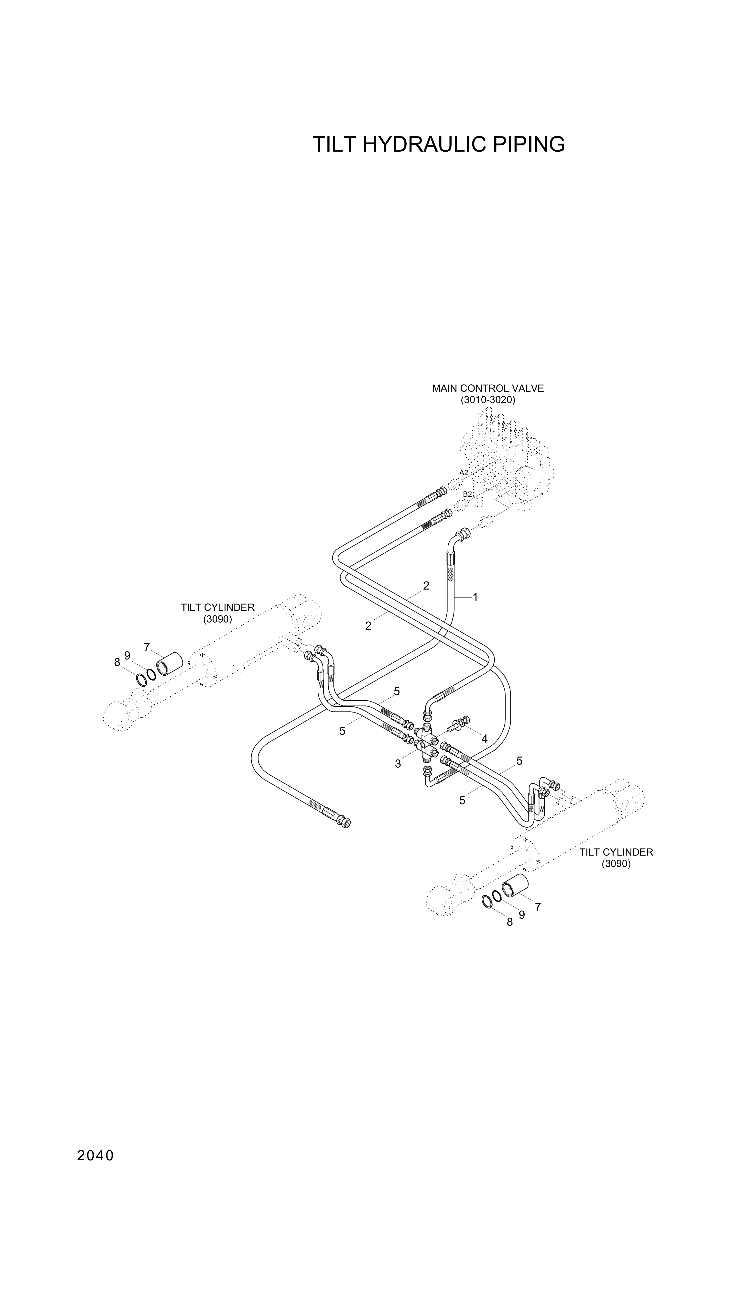 drawing for Hyundai Construction Equipment P933-085021 - HOSE ASSY-ORFS&THD (figure 1)