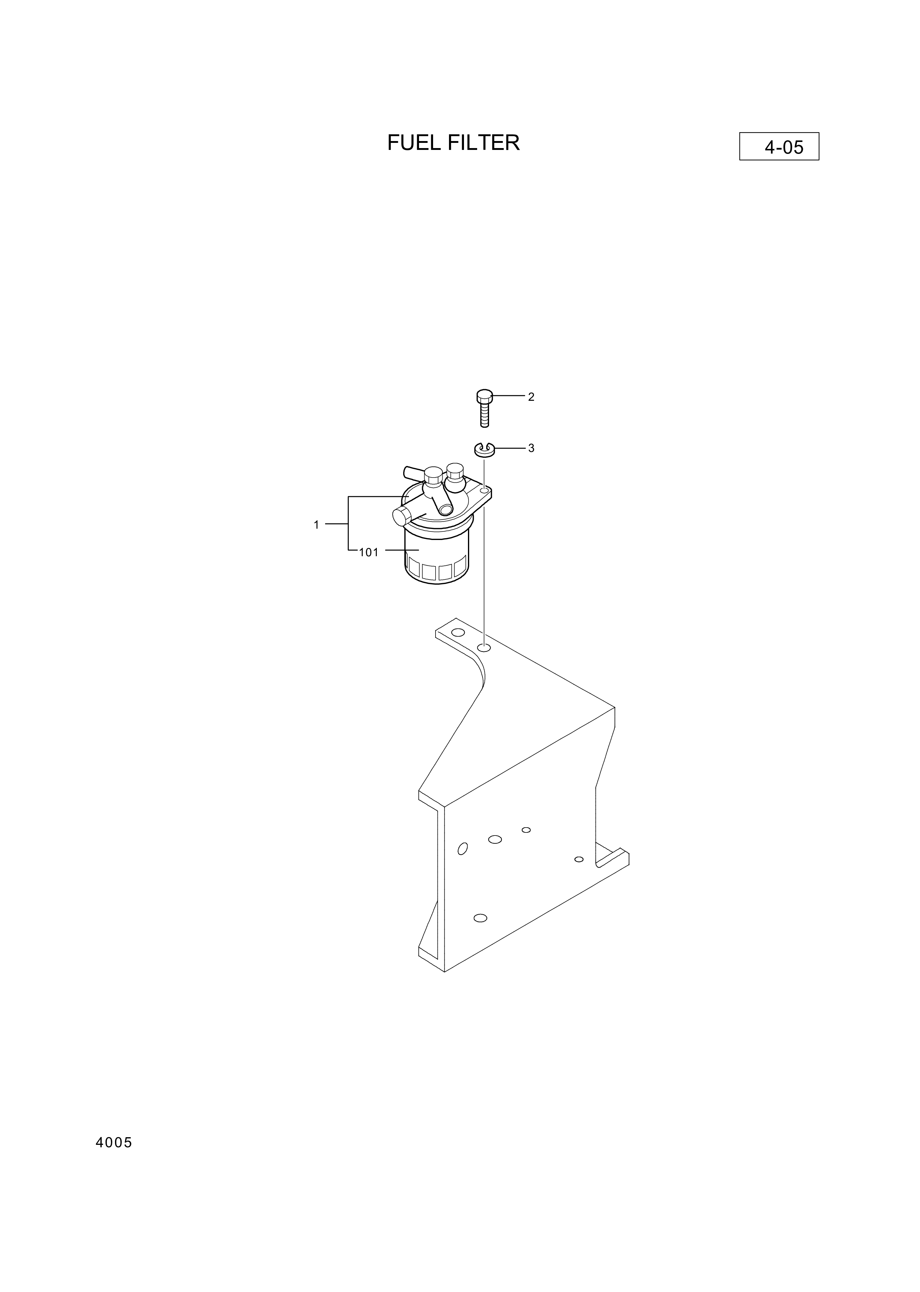 drawing for Hyundai Construction Equipment XJDH-01891 - FILTER-FUEL (figure 3)