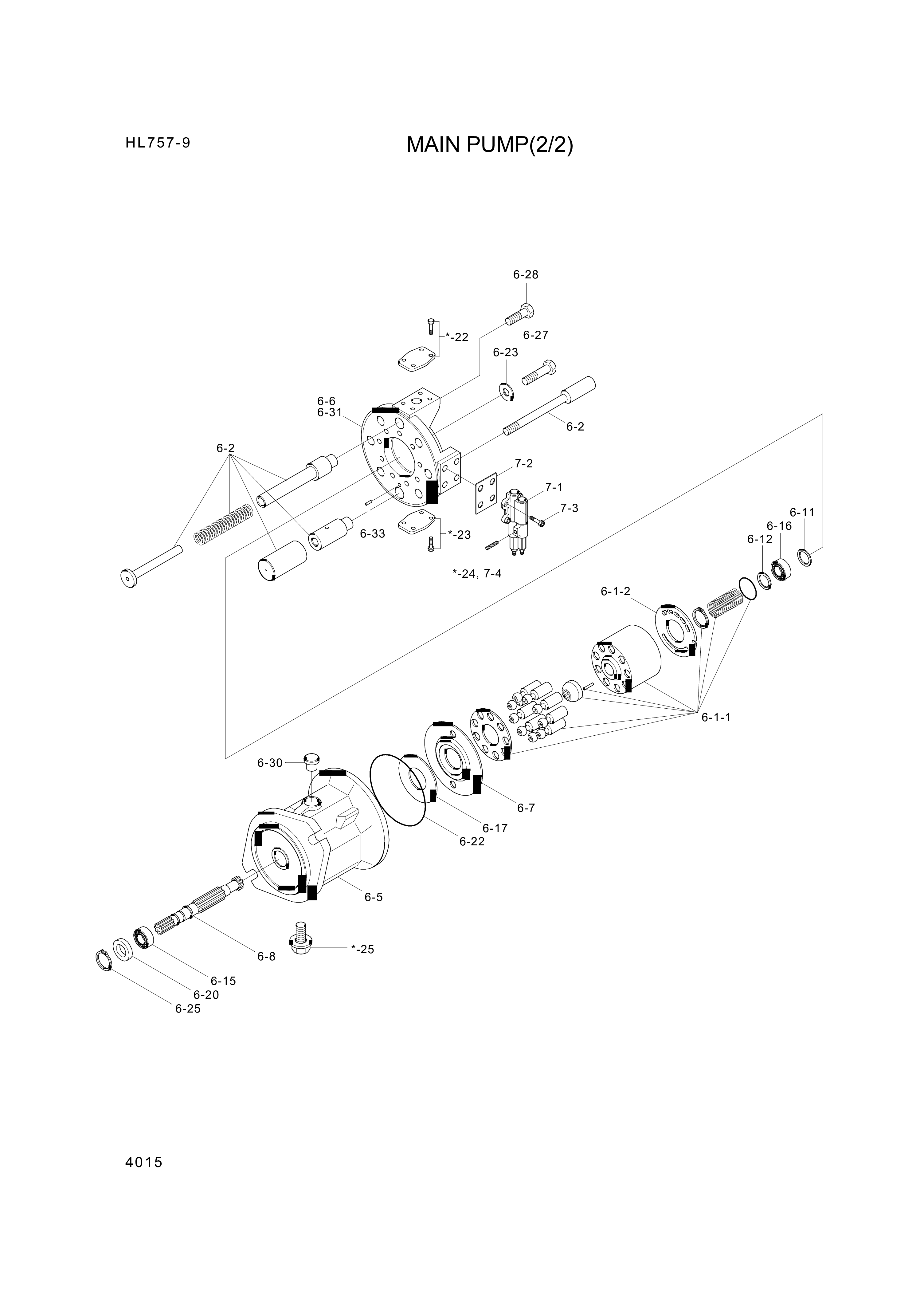 drawing for Hyundai Construction Equipment R902456688 - CONTROL VALVE (figure 4)