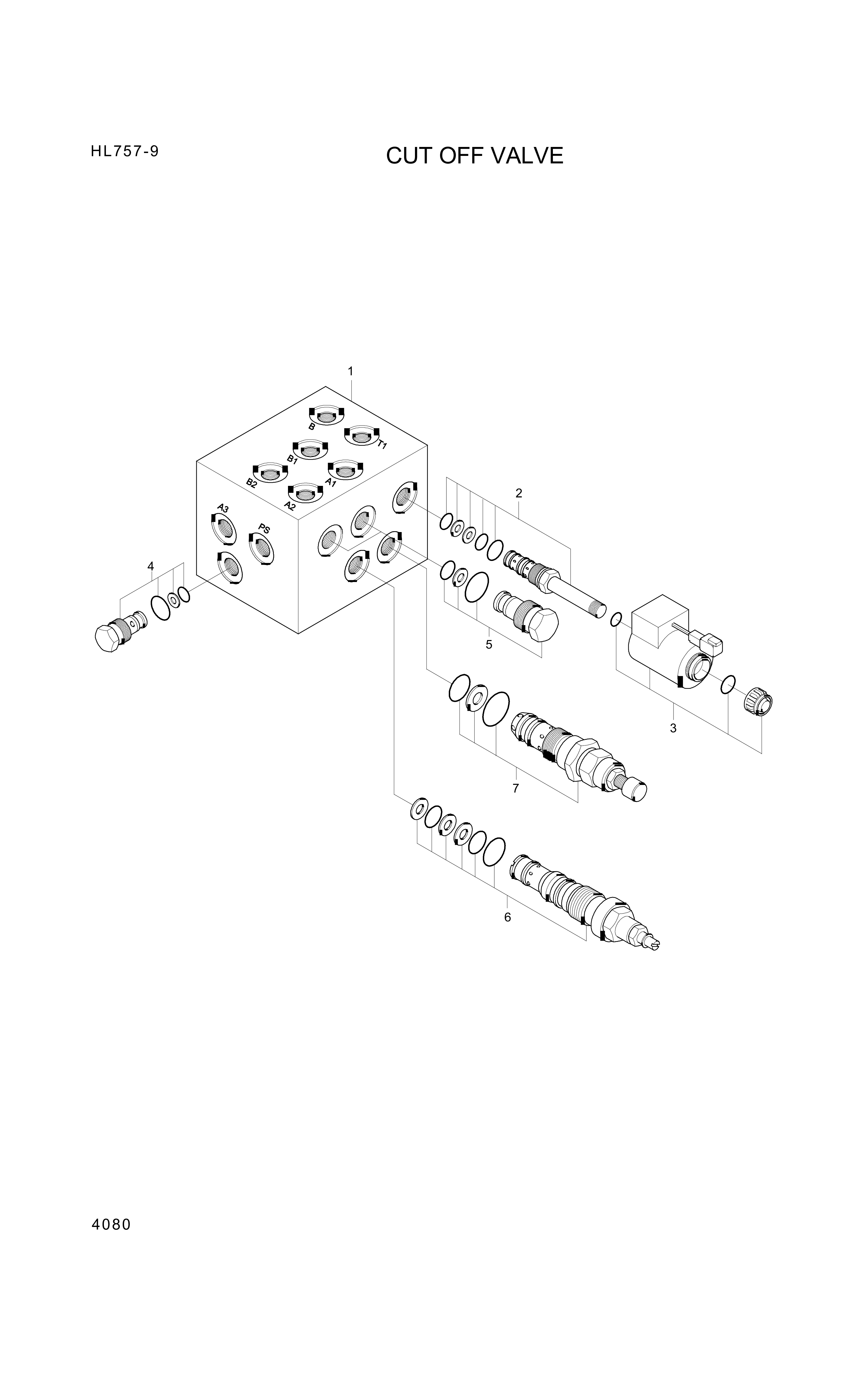drawing for Hyundai Construction Equipment XKAL-00075 - VALVE-CHECK (figure 5)