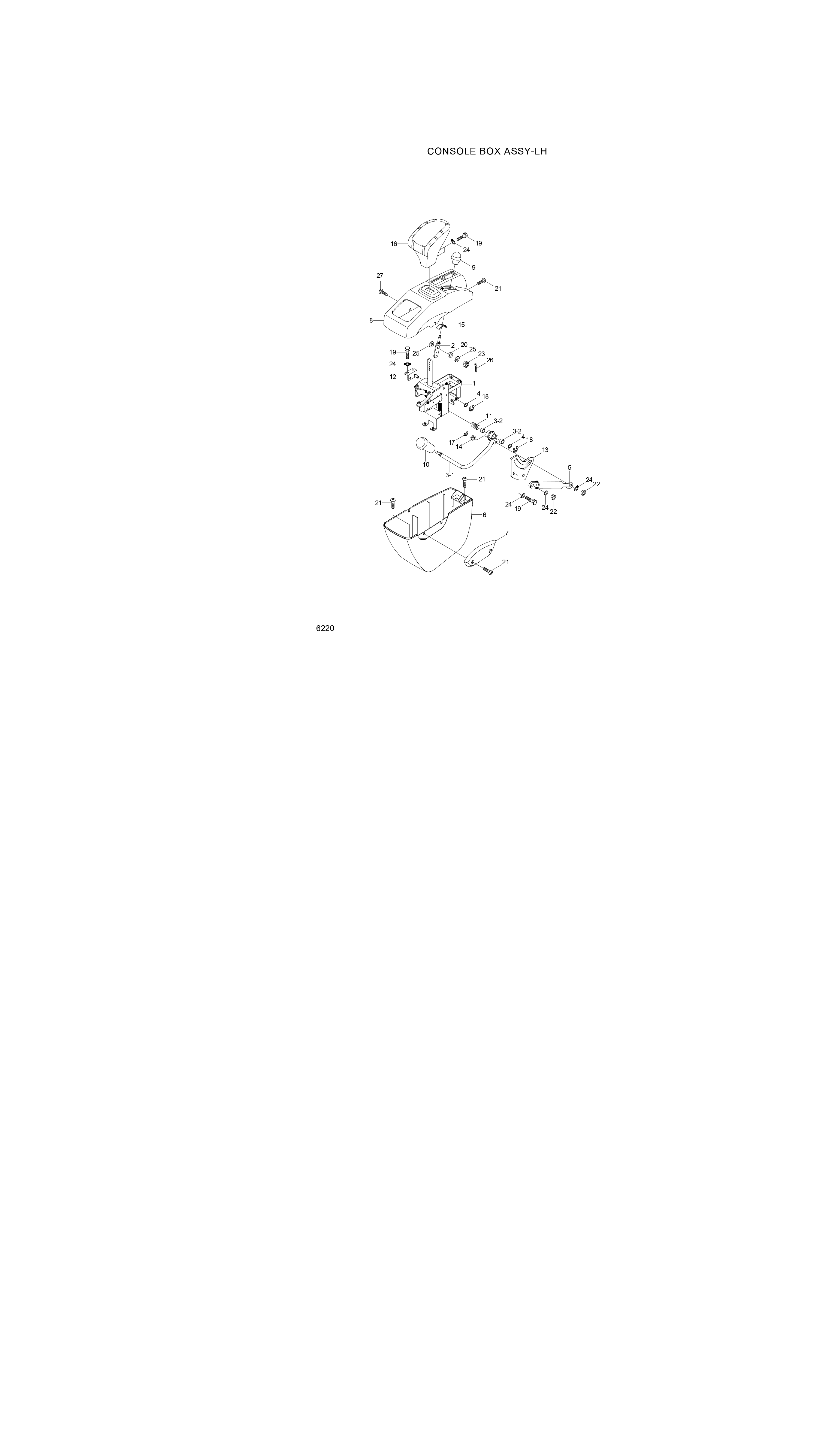 drawing for Hyundai Construction Equipment S225-12000B - NUT-HEX SLOT (figure 2)