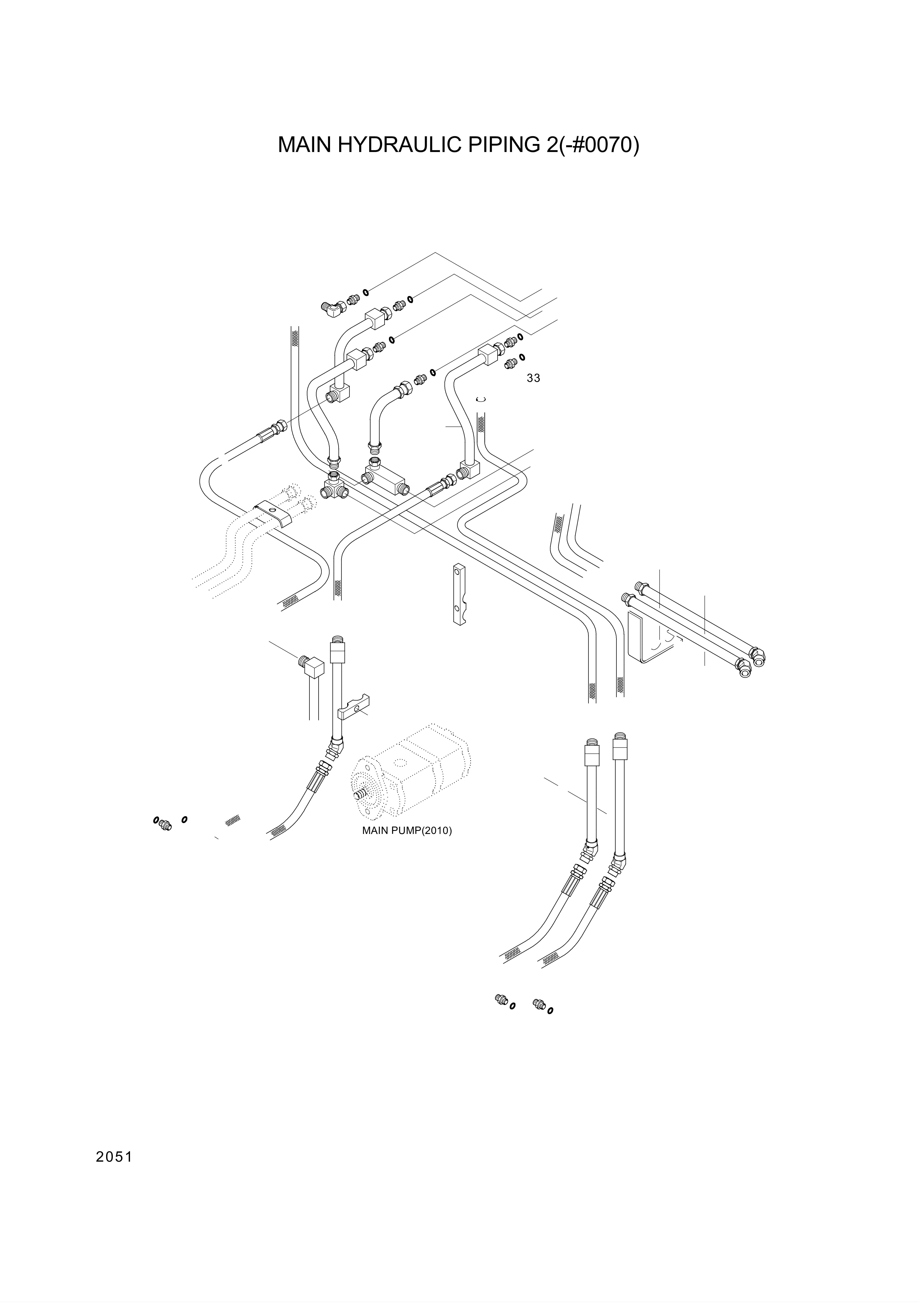 drawing for Hyundai Construction Equipment 35D1-11000 - CLAMP (figure 2)