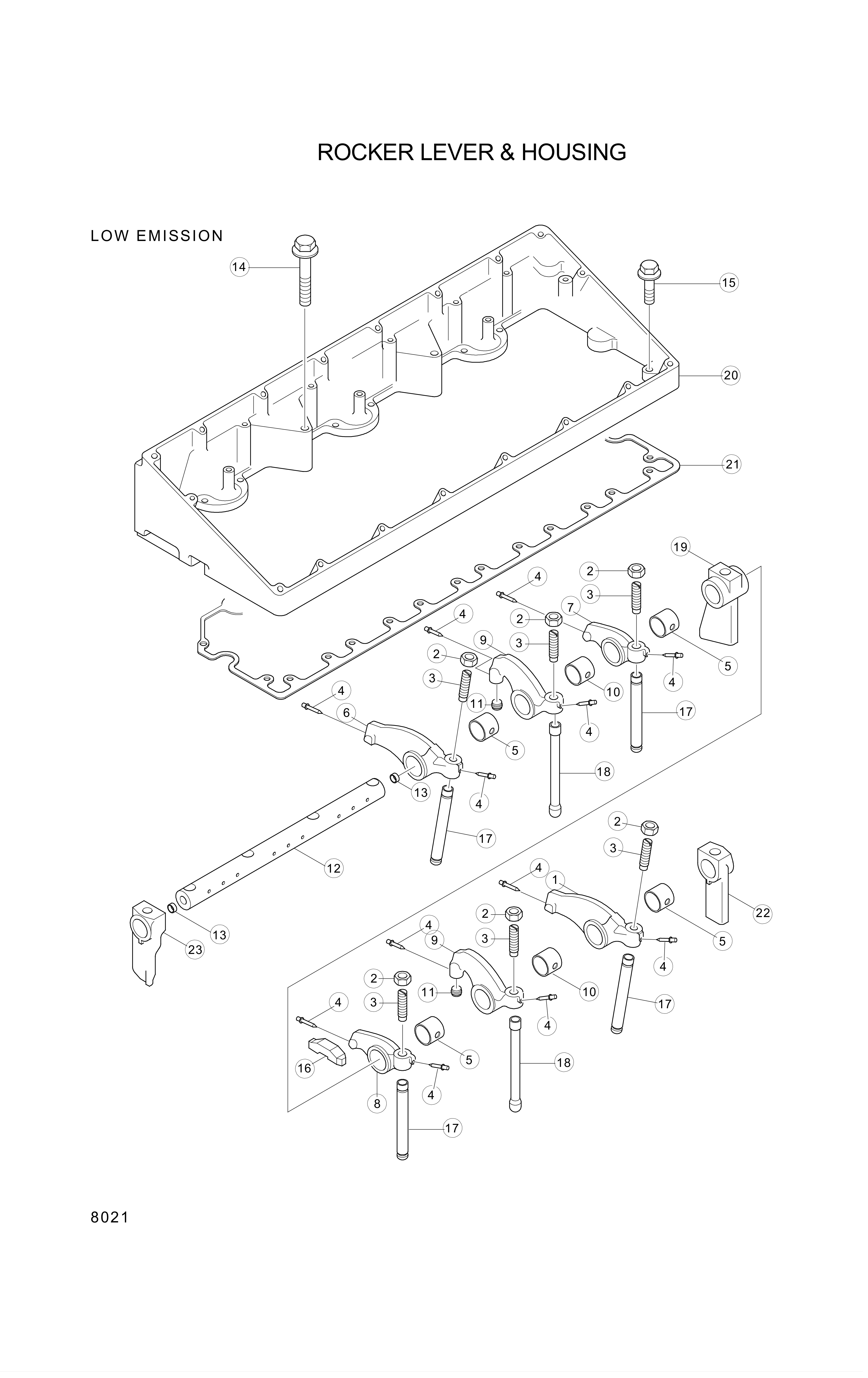 drawing for Hyundai Construction Equipment YUBP-04804 - HOUSING (figure 1)