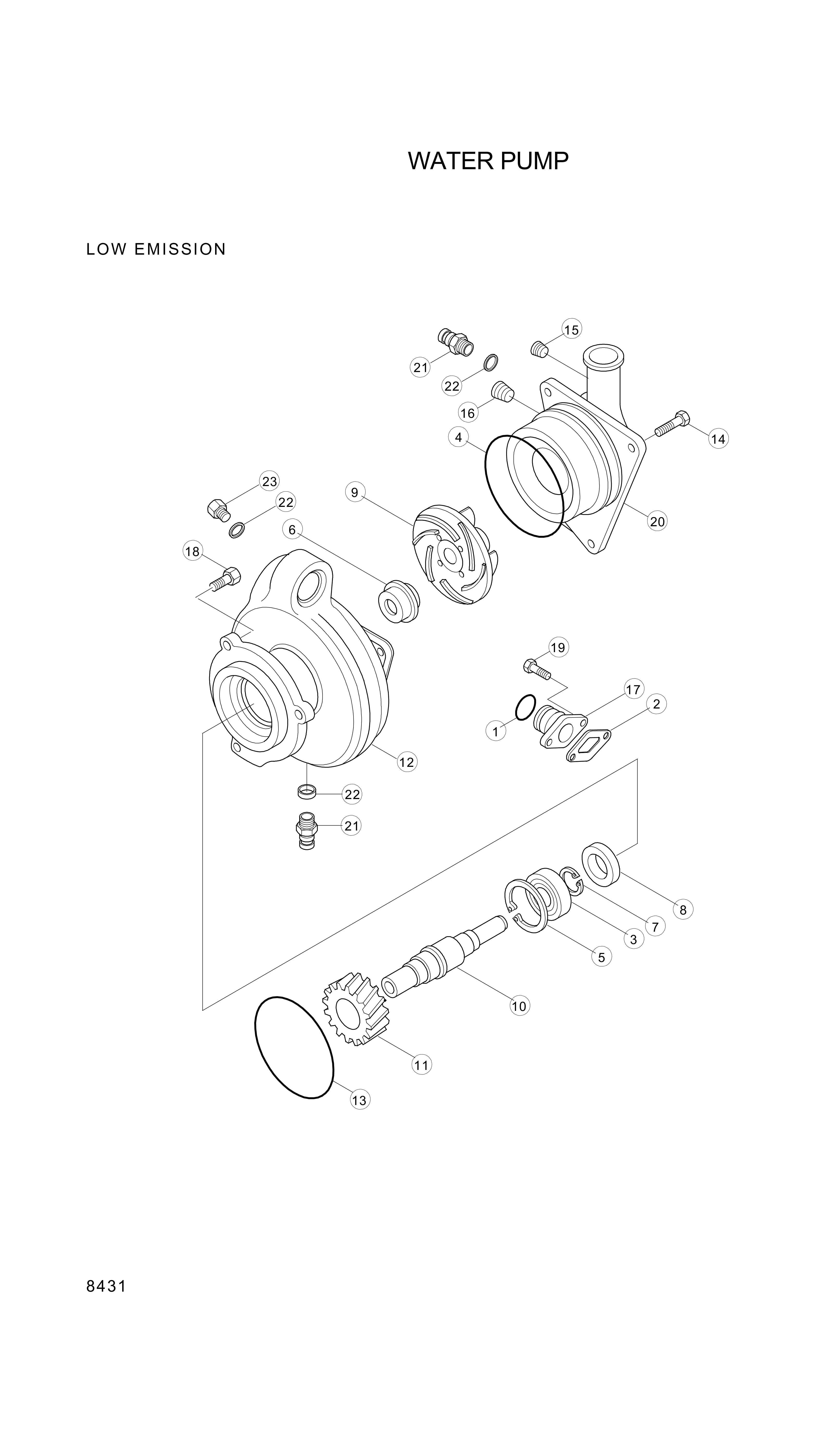 drawing for Hyundai Construction Equipment YUBP-06440 - SHAFT (figure 3)